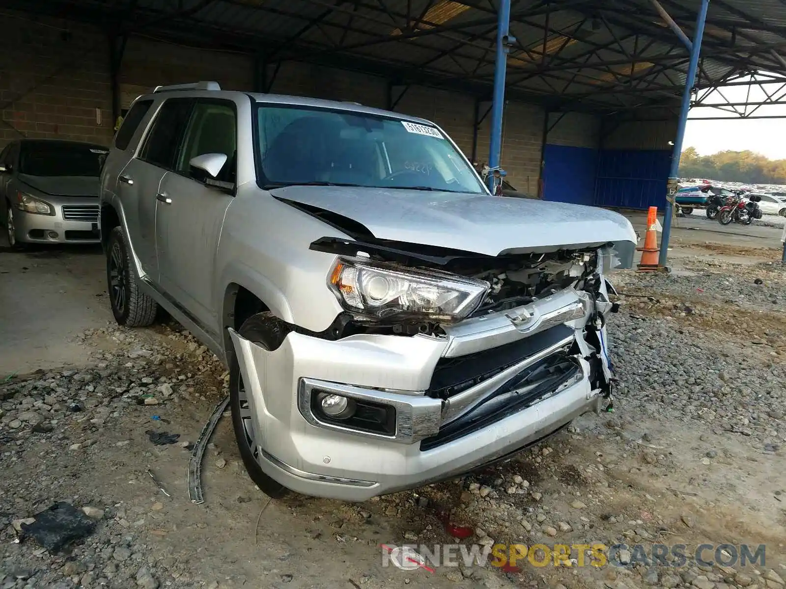 1 Photograph of a damaged car JTEBU5JR4K5652371 TOYOTA 4RUNNER 2019