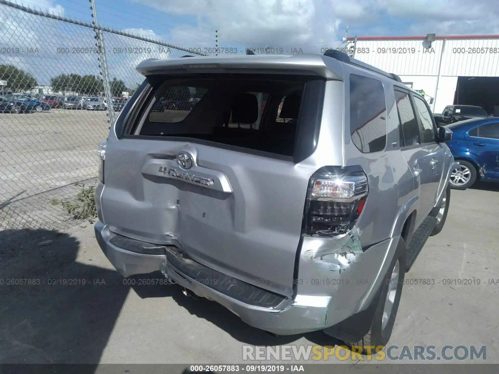 6 Photograph of a damaged car JTEBU5JR4K5658400 TOYOTA 4RUNNER 2019