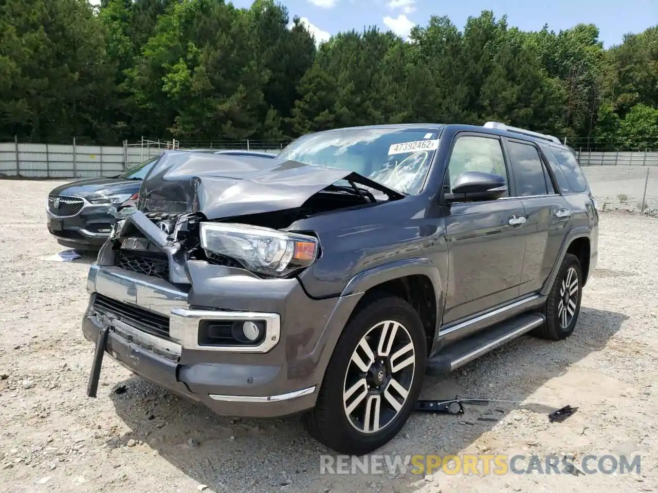 2 Photograph of a damaged car JTEBU5JR4K5659420 TOYOTA 4RUNNER 2019