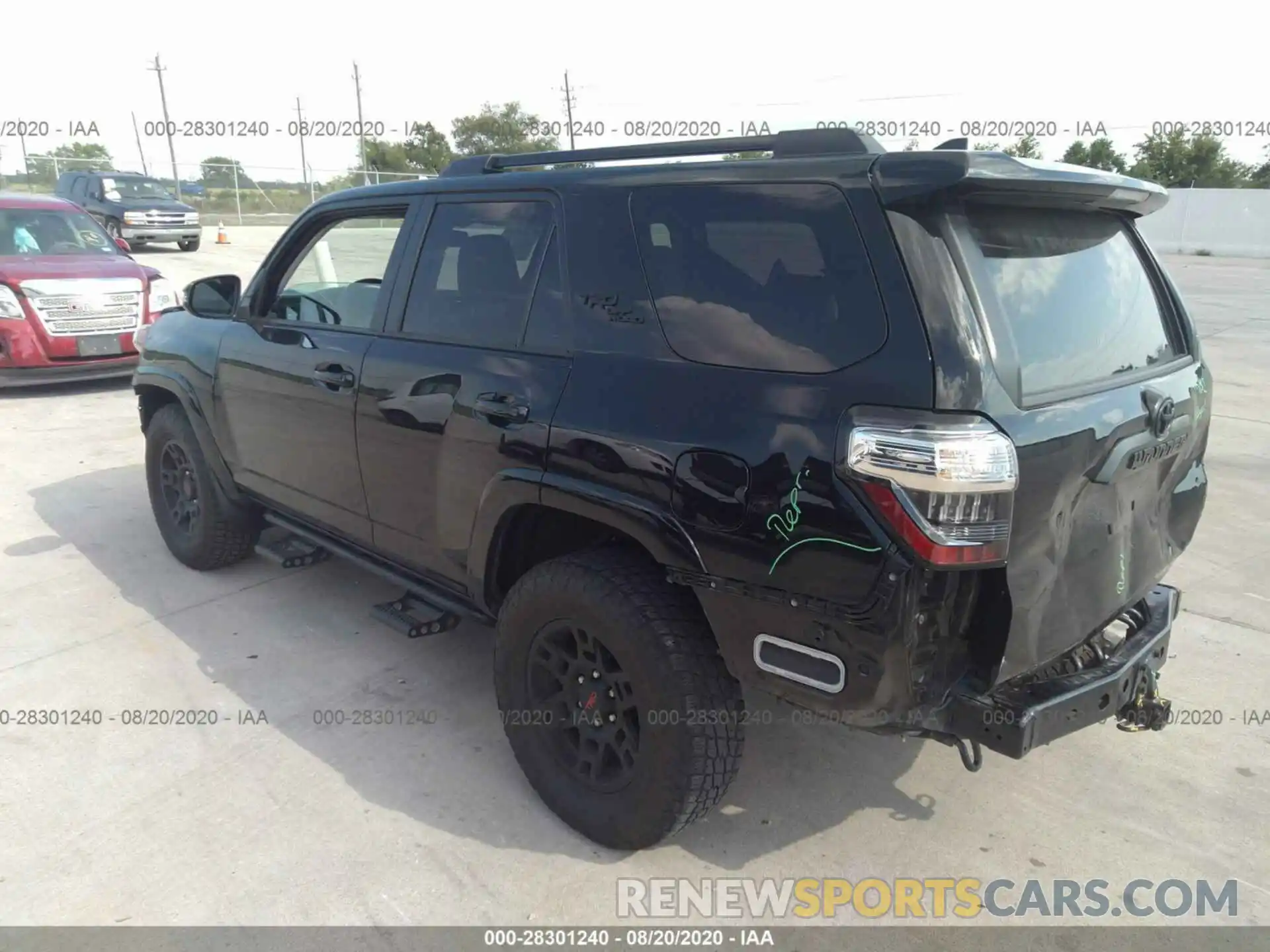 3 Photograph of a damaged car JTEBU5JR4K5671454 TOYOTA 4RUNNER 2019