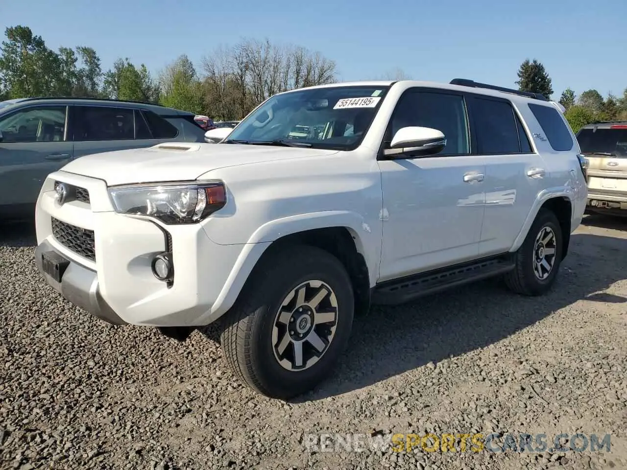1 Photograph of a damaged car JTEBU5JR4K5674693 TOYOTA 4RUNNER 2019