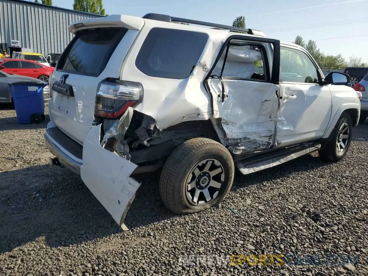 3 Photograph of a damaged car JTEBU5JR4K5674693 TOYOTA 4RUNNER 2019