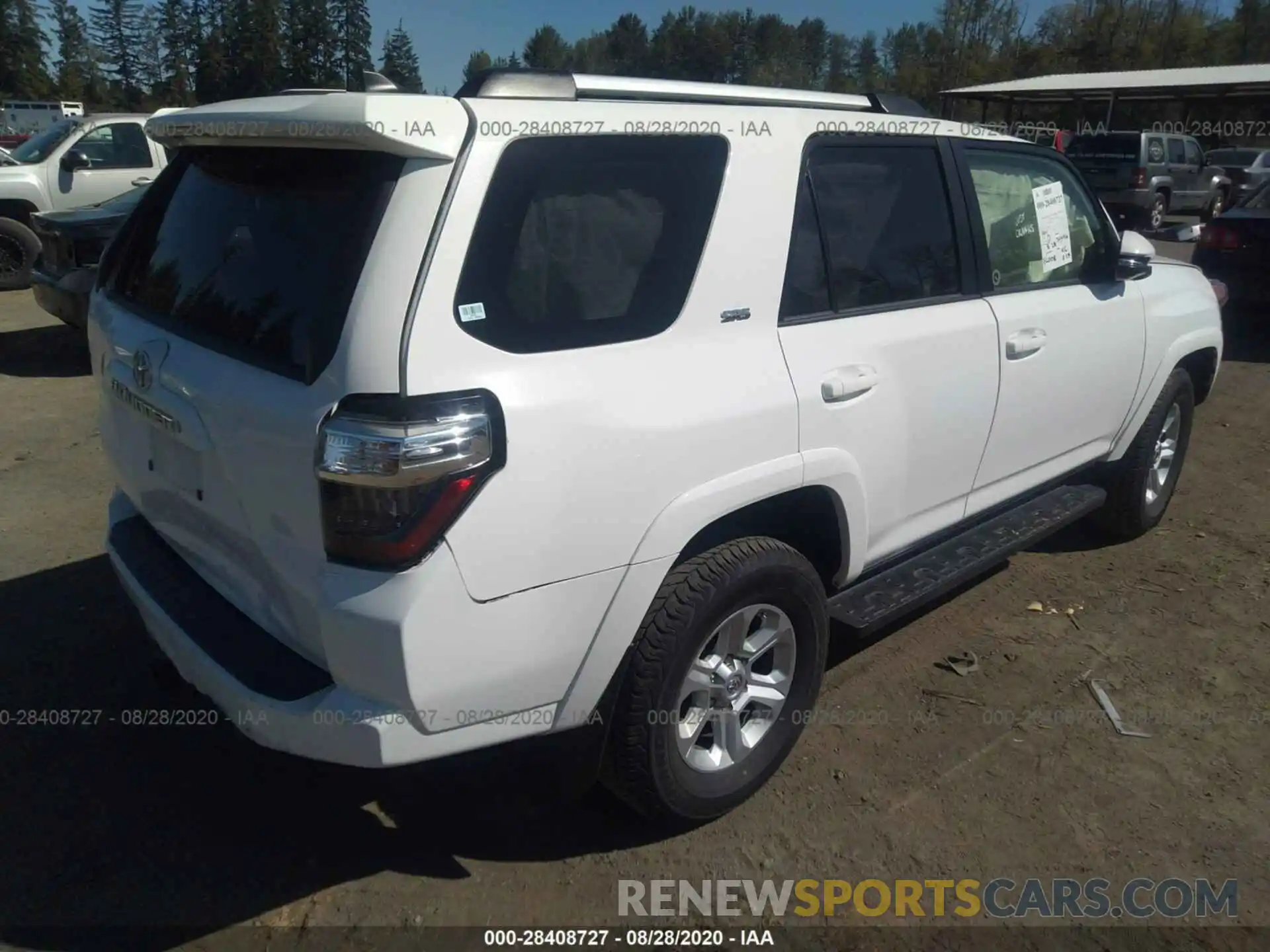 4 Photograph of a damaged car JTEBU5JR4K5692143 TOYOTA 4RUNNER 2019