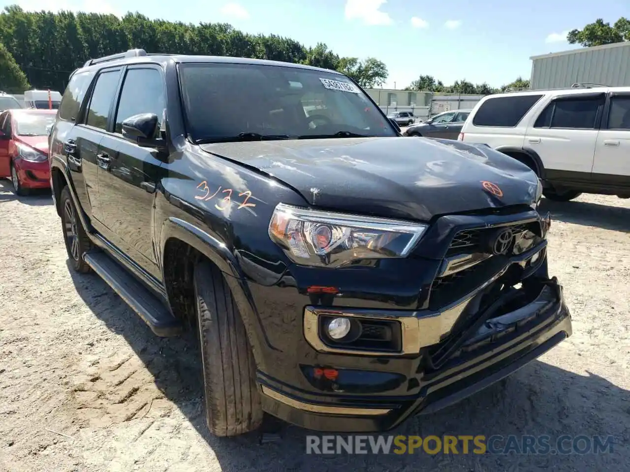 1 Photograph of a damaged car JTEBU5JR4K5693910 TOYOTA 4RUNNER 2019