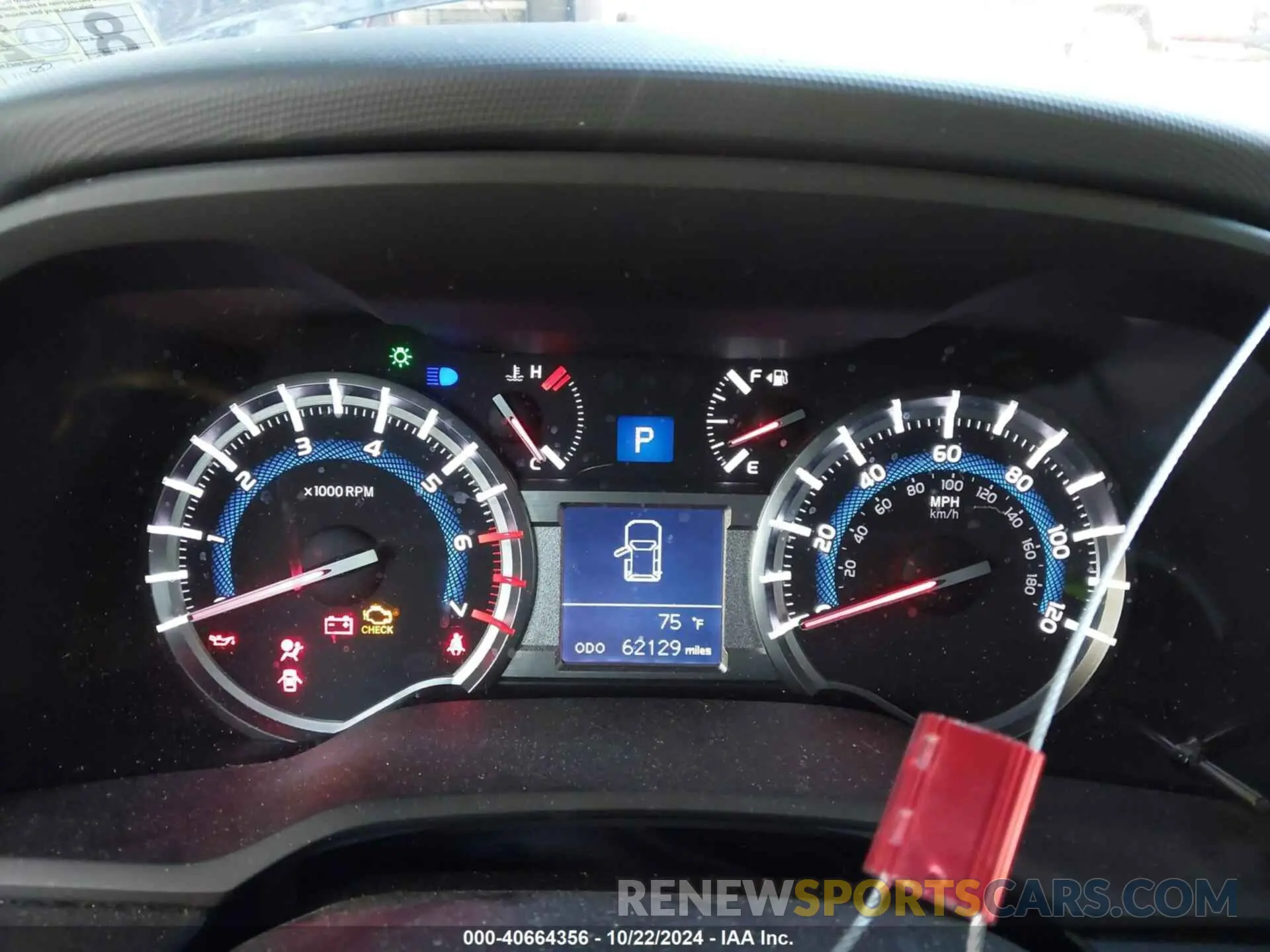 7 Photograph of a damaged car JTEBU5JR4K5694023 TOYOTA 4RUNNER 2019