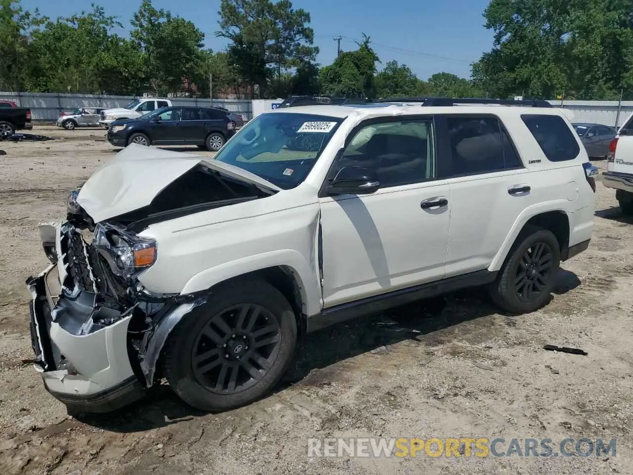 1 Photograph of a damaged car JTEBU5JR4K5696399 TOYOTA 4RUNNER 2019