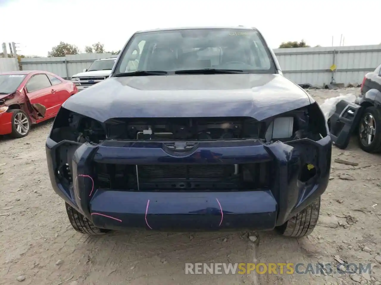 9 Photograph of a damaged car JTEBU5JR4K5699125 TOYOTA 4RUNNER 2019