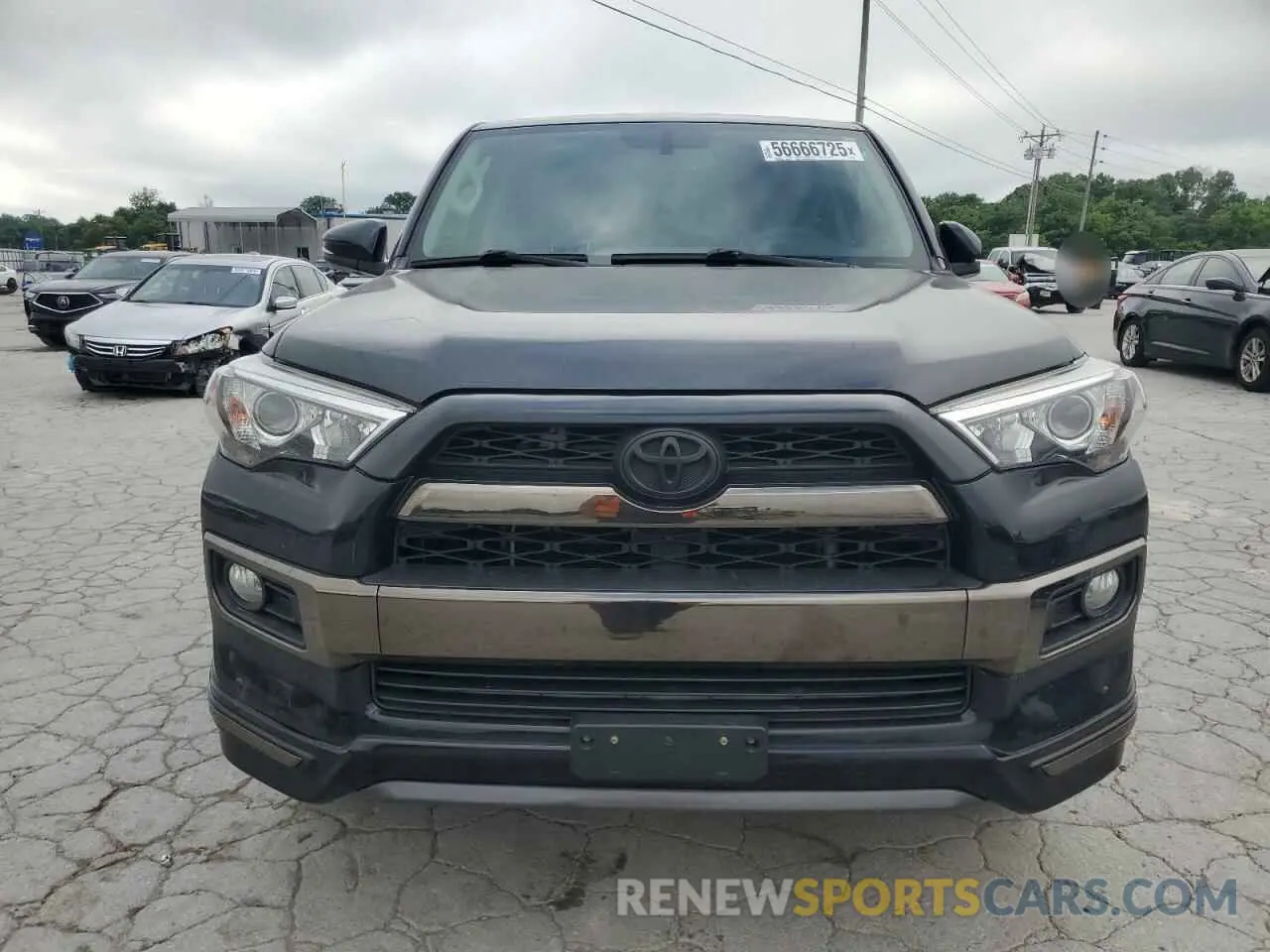 5 Photograph of a damaged car JTEBU5JR4K5701195 TOYOTA 4RUNNER 2019