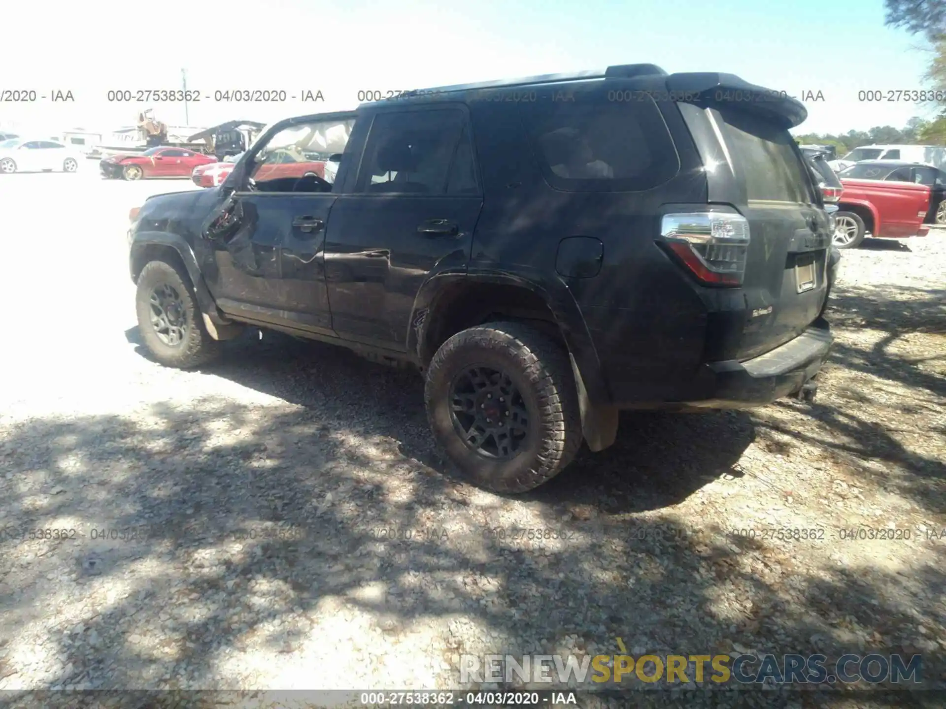 3 Photograph of a damaged car JTEBU5JR4K5701780 TOYOTA 4RUNNER 2019