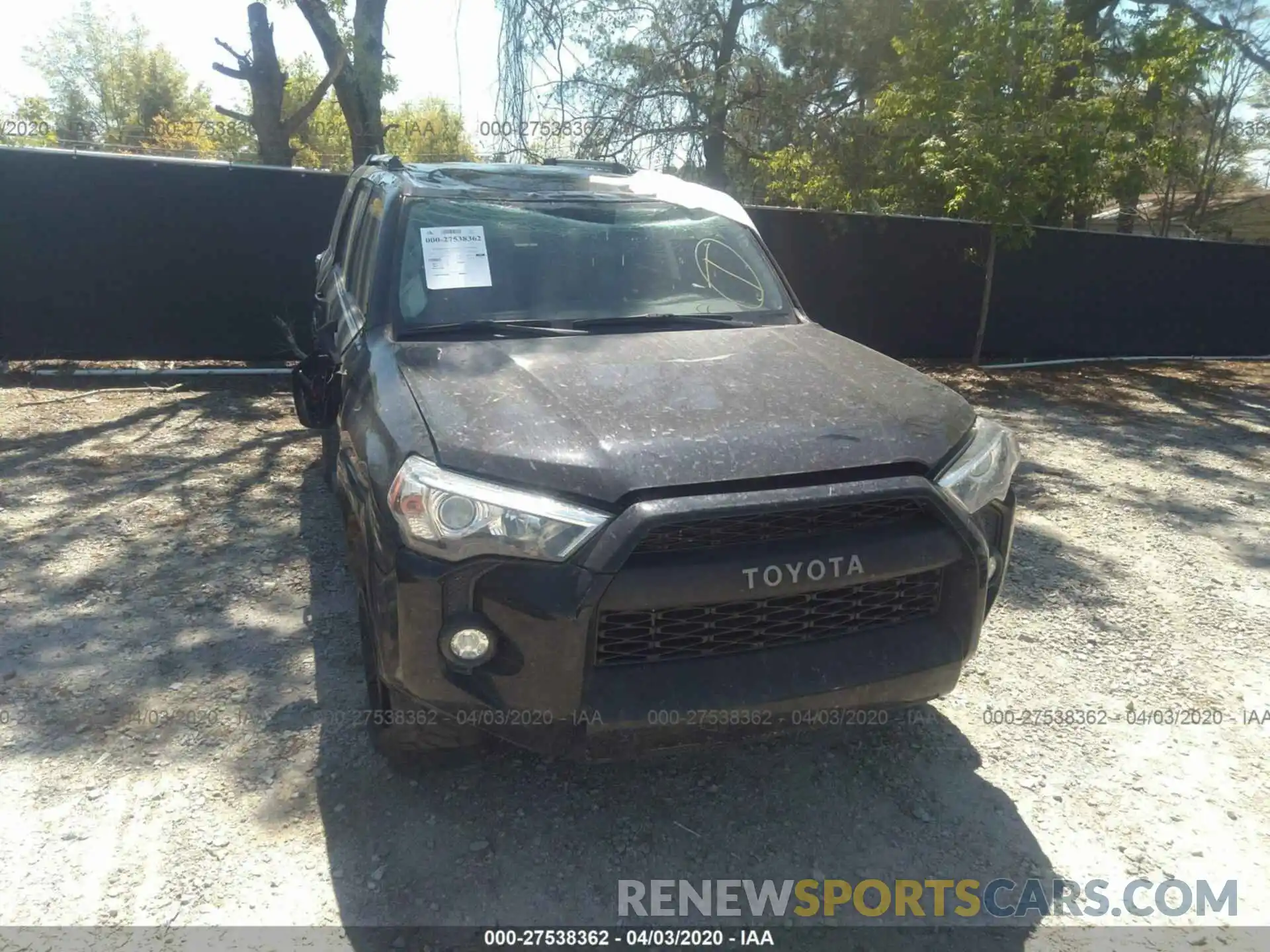 6 Photograph of a damaged car JTEBU5JR4K5701780 TOYOTA 4RUNNER 2019