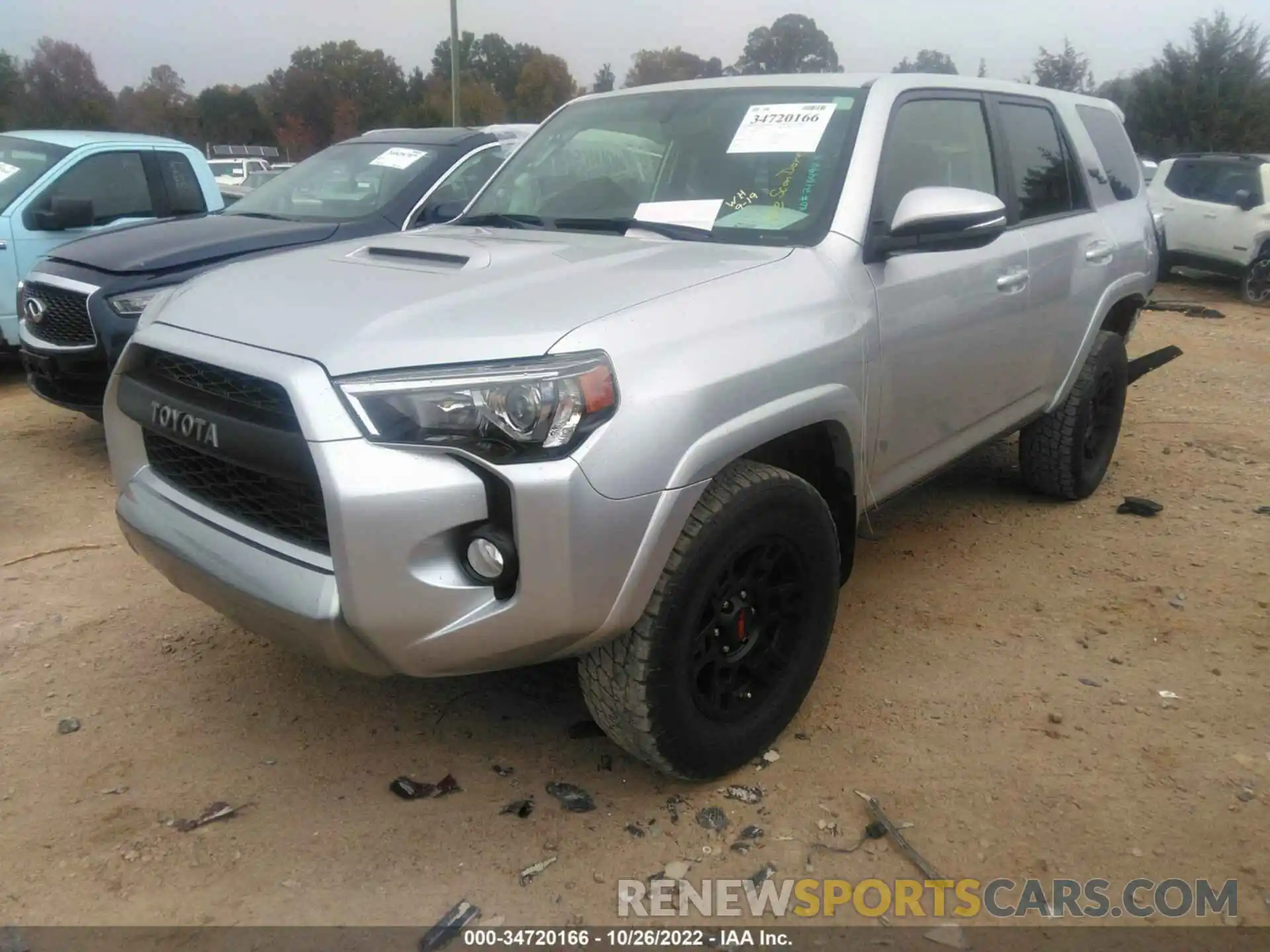 2 Photograph of a damaged car JTEBU5JR4K5703187 TOYOTA 4RUNNER 2019