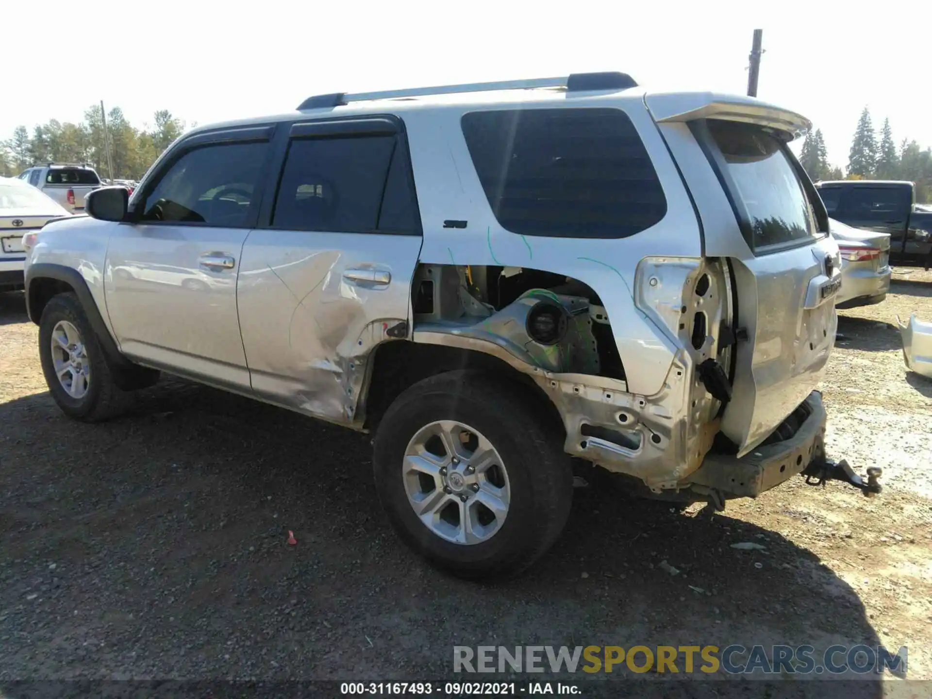 3 Photograph of a damaged car JTEBU5JR4K5706381 TOYOTA 4RUNNER 2019