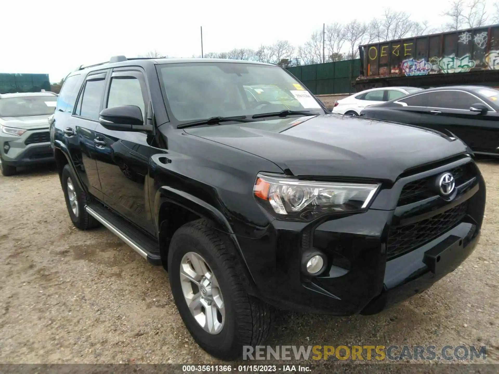 1 Photograph of a damaged car JTEBU5JR4K5712360 TOYOTA 4RUNNER 2019