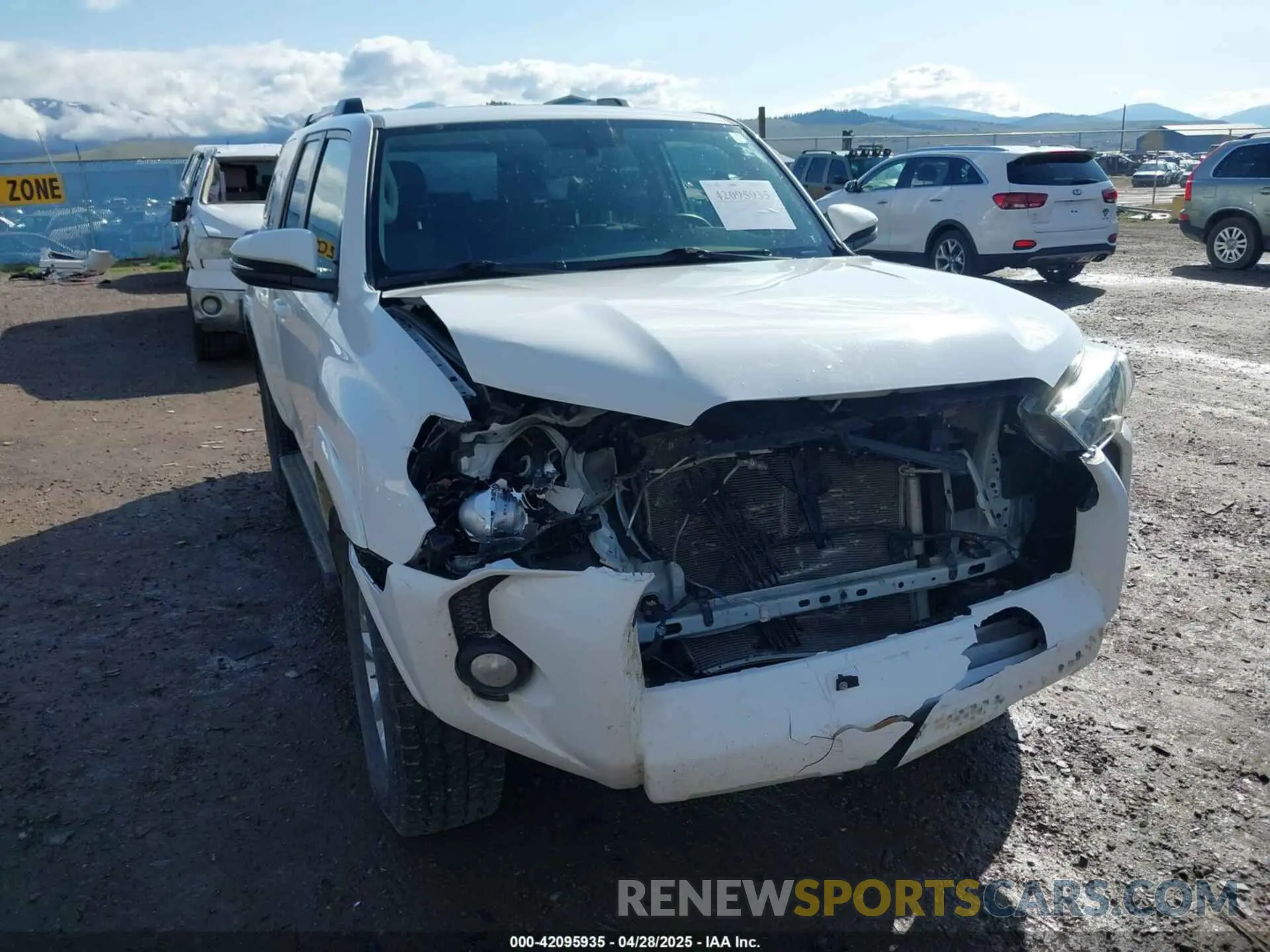 6 Photograph of a damaged car JTEBU5JR4K5713136 TOYOTA 4RUNNER 2019