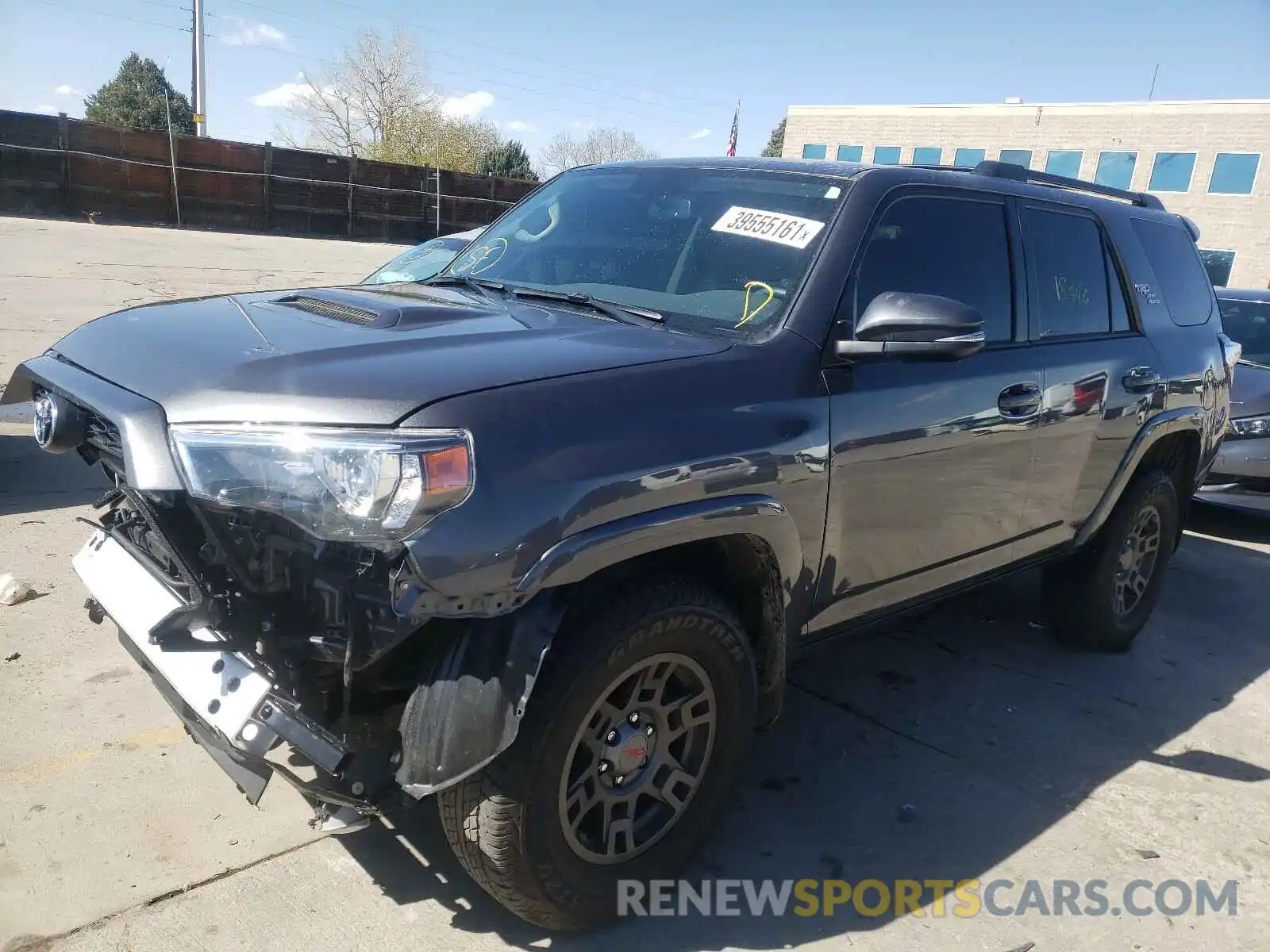 2 Photograph of a damaged car JTEBU5JR4K5716098 TOYOTA 4RUNNER 2019