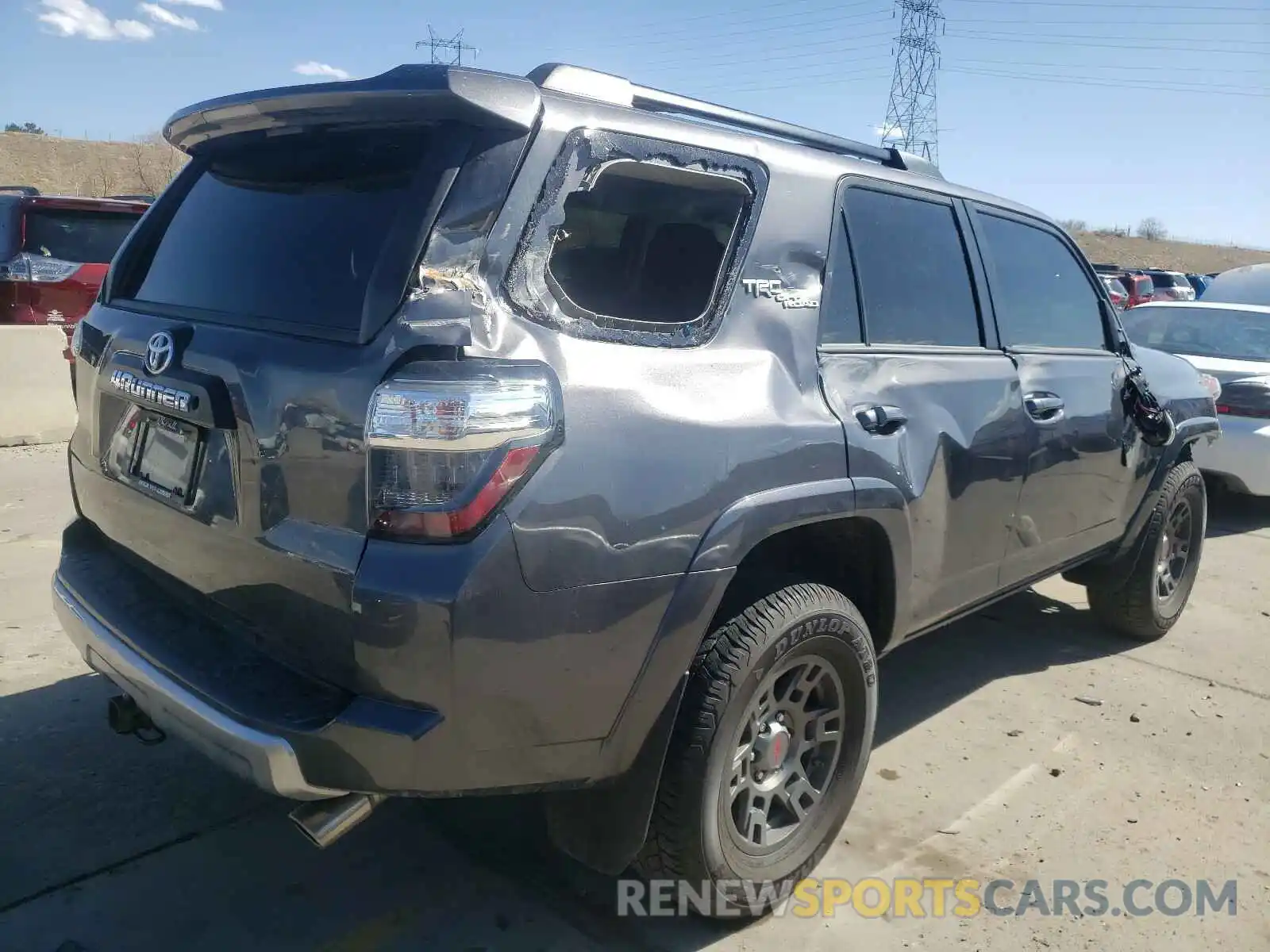 4 Photograph of a damaged car JTEBU5JR4K5716098 TOYOTA 4RUNNER 2019