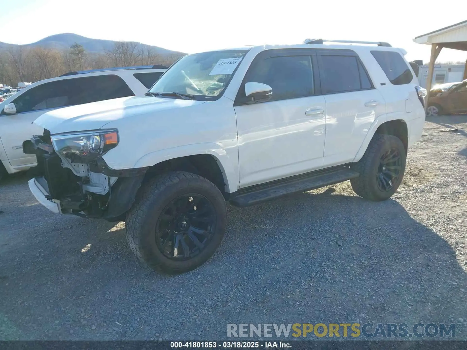 2 Photograph of a damaged car JTEBU5JR4K5726940 TOYOTA 4RUNNER 2019