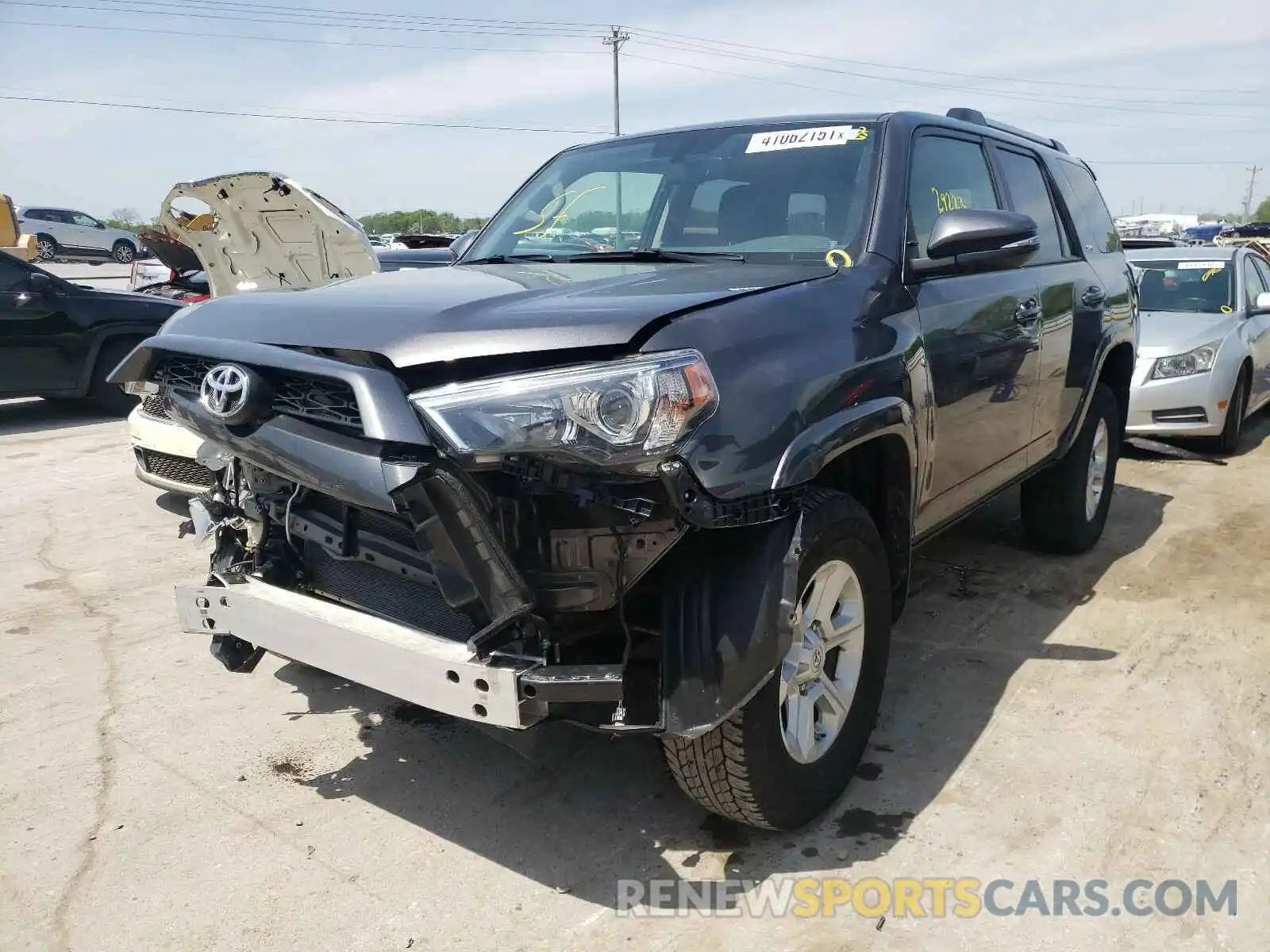 2 Photograph of a damaged car JTEBU5JR5K5610811 TOYOTA 4RUNNER 2019