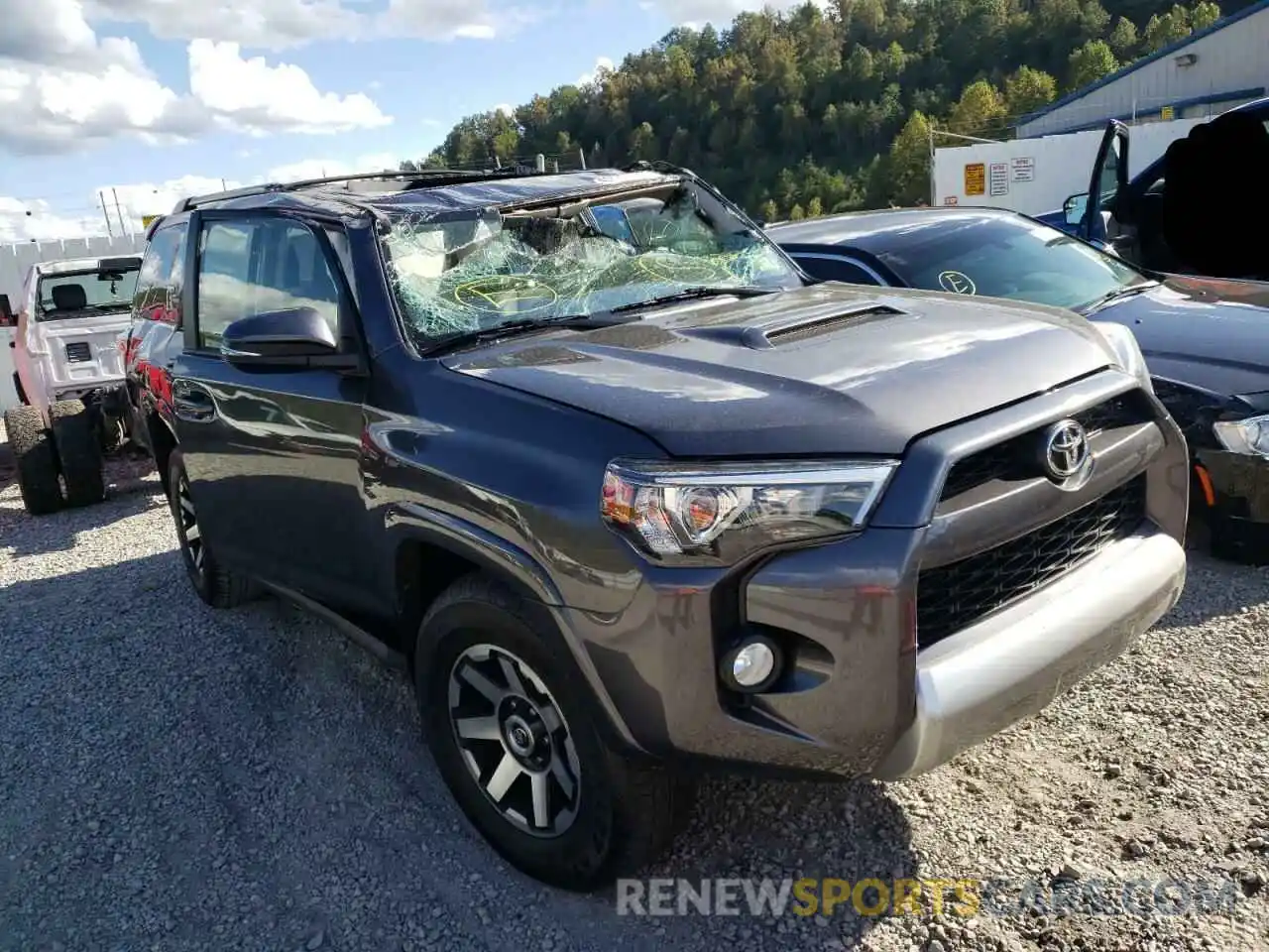 1 Photograph of a damaged car JTEBU5JR5K5616947 TOYOTA 4RUNNER 2019