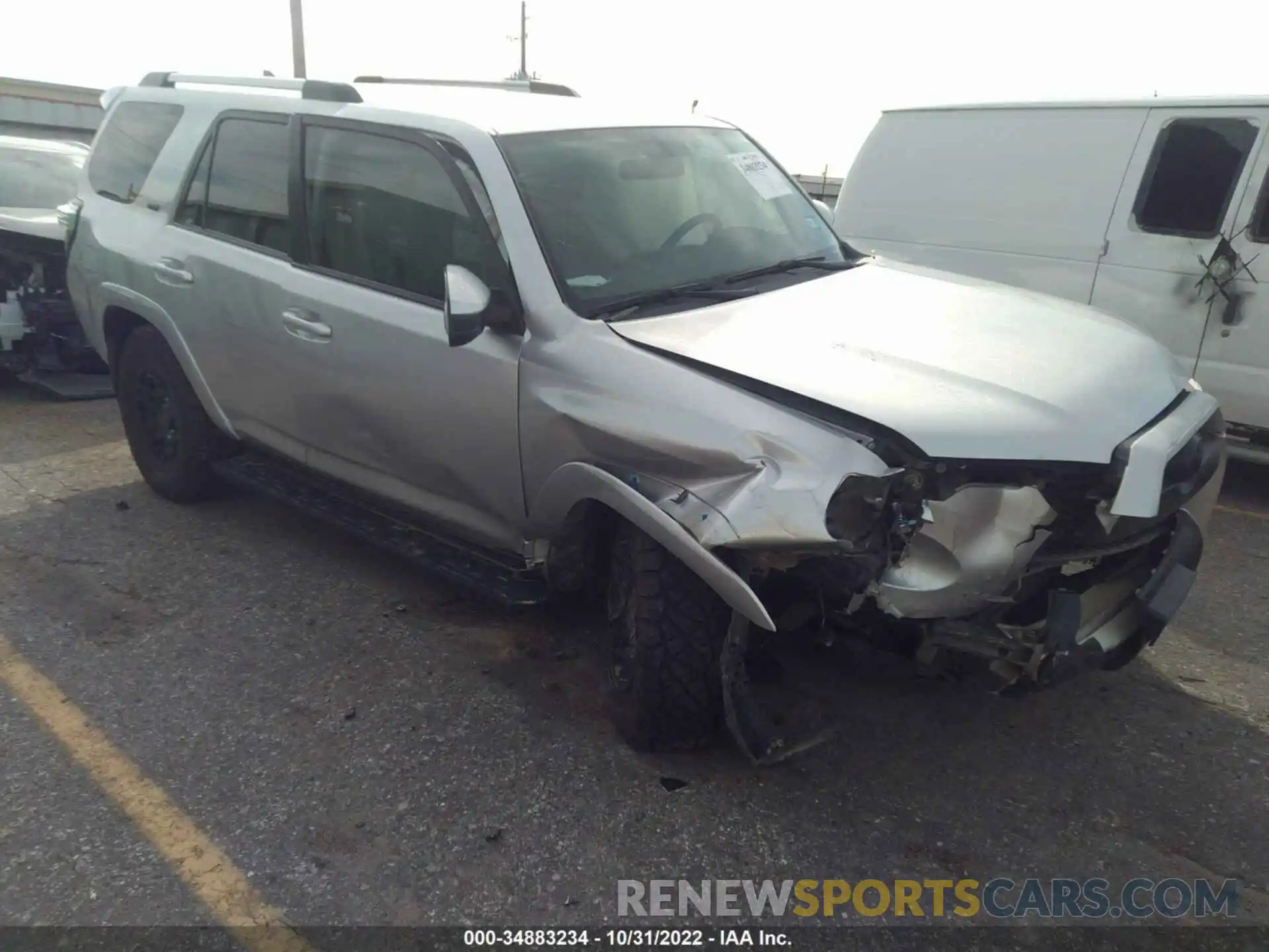 1 Photograph of a damaged car JTEBU5JR5K5619251 TOYOTA 4RUNNER 2019