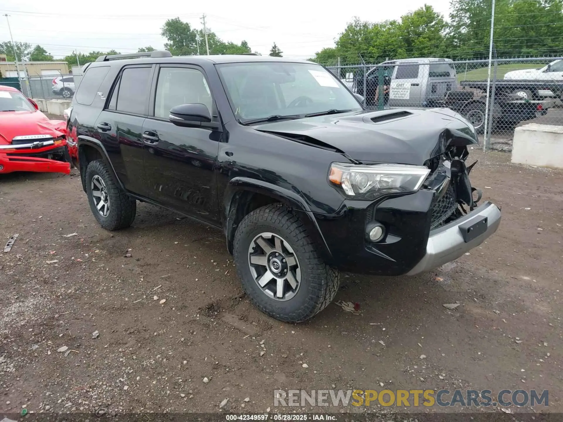 1 Photograph of a damaged car JTEBU5JR5K5622909 TOYOTA 4RUNNER 2019