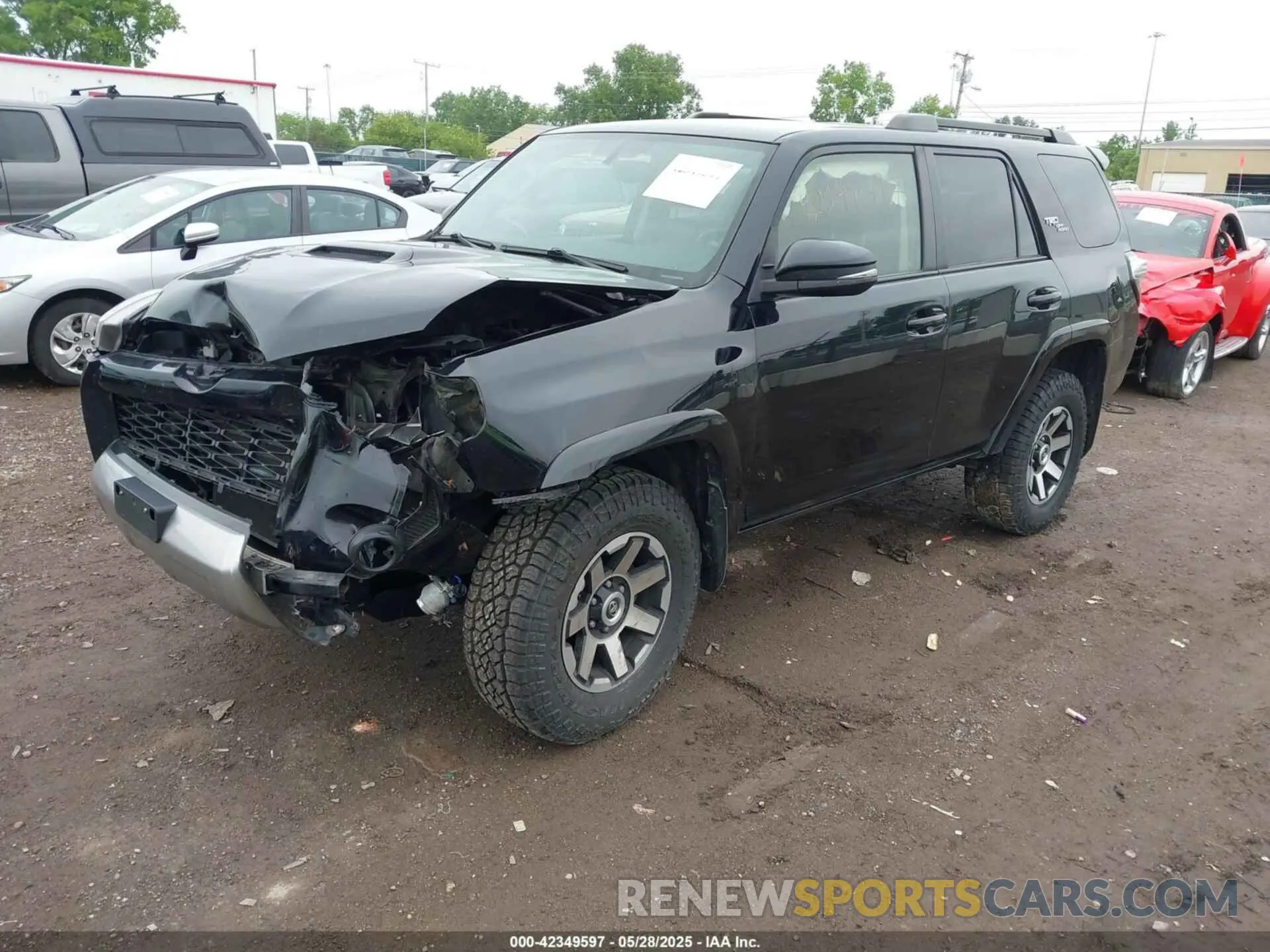 2 Photograph of a damaged car JTEBU5JR5K5622909 TOYOTA 4RUNNER 2019