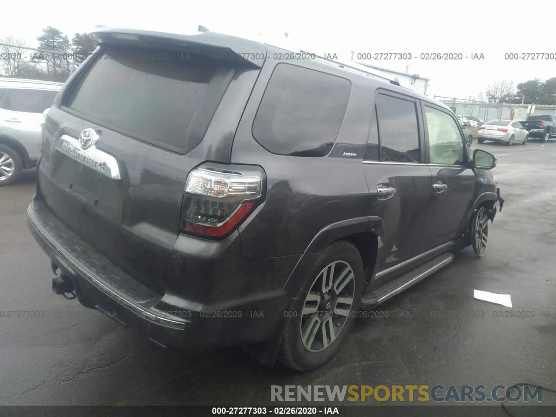 4 Photograph of a damaged car JTEBU5JR5K5630590 TOYOTA 4RUNNER 2019