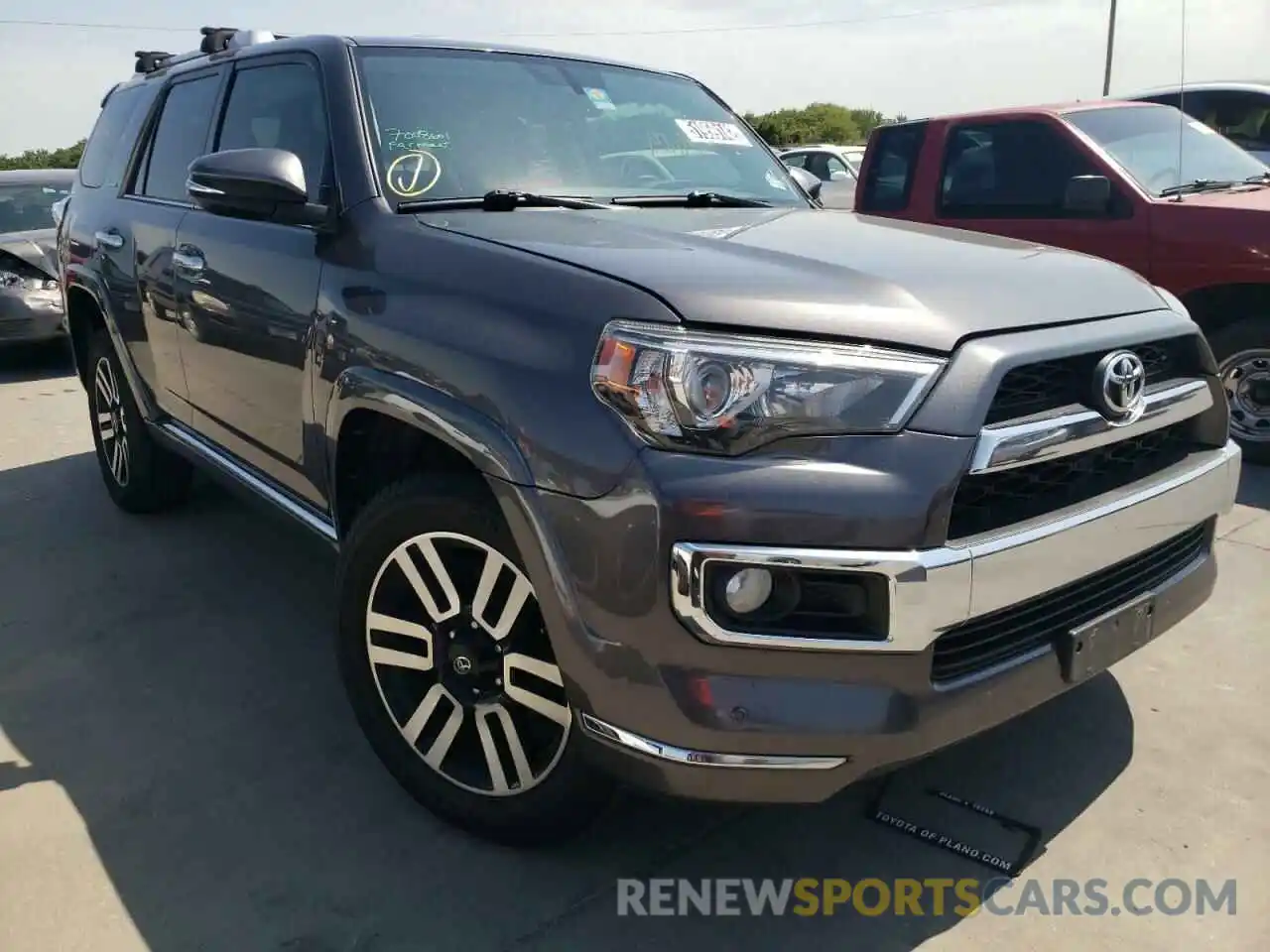 1 Photograph of a damaged car JTEBU5JR5K5635451 TOYOTA 4RUNNER 2019