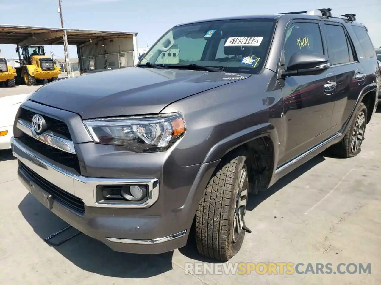 2 Photograph of a damaged car JTEBU5JR5K5635451 TOYOTA 4RUNNER 2019