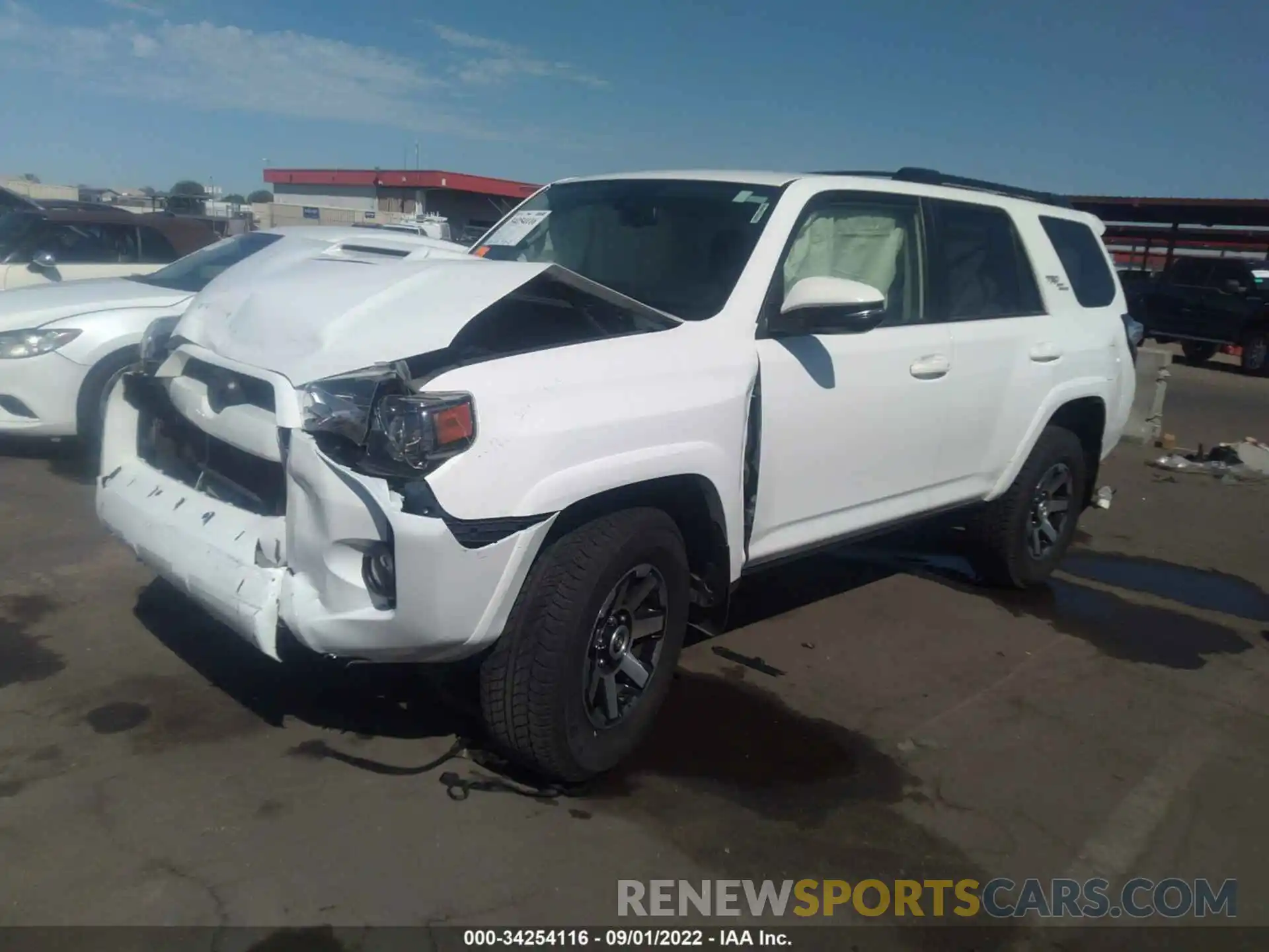 2 Photograph of a damaged car JTEBU5JR5K5636390 TOYOTA 4RUNNER 2019