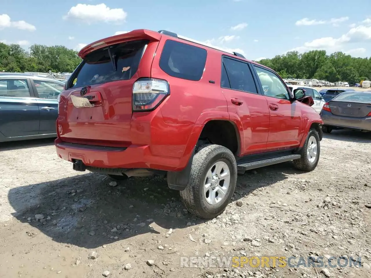 3 Photograph of a damaged car JTEBU5JR5K5640469 TOYOTA 4RUNNER 2019