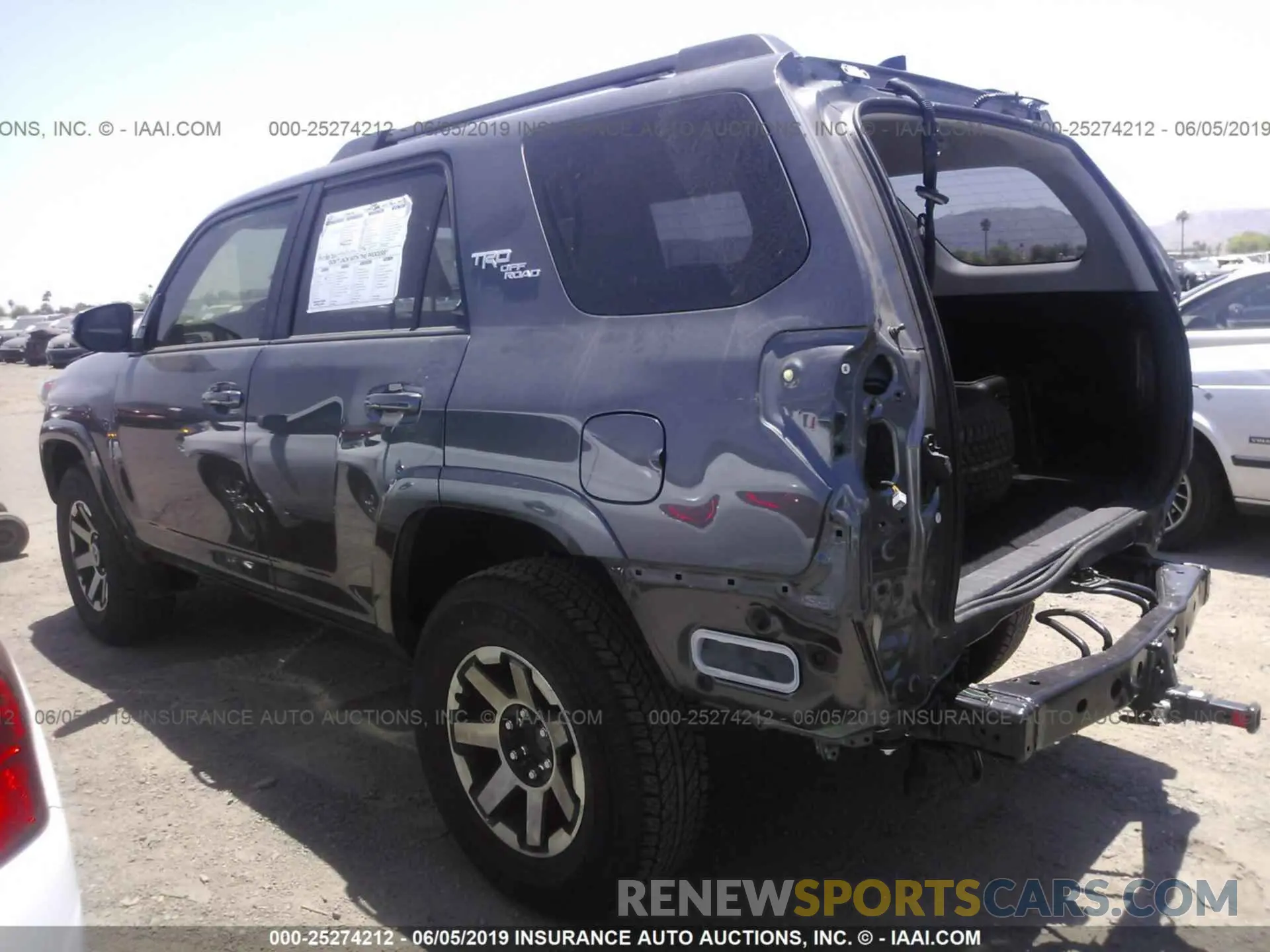 3 Photograph of a damaged car JTEBU5JR5K5654078 TOYOTA 4RUNNER 2019