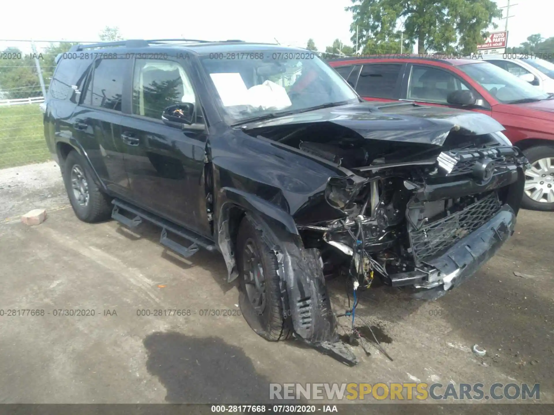 1 Photograph of a damaged car JTEBU5JR5K5658700 TOYOTA 4RUNNER 2019