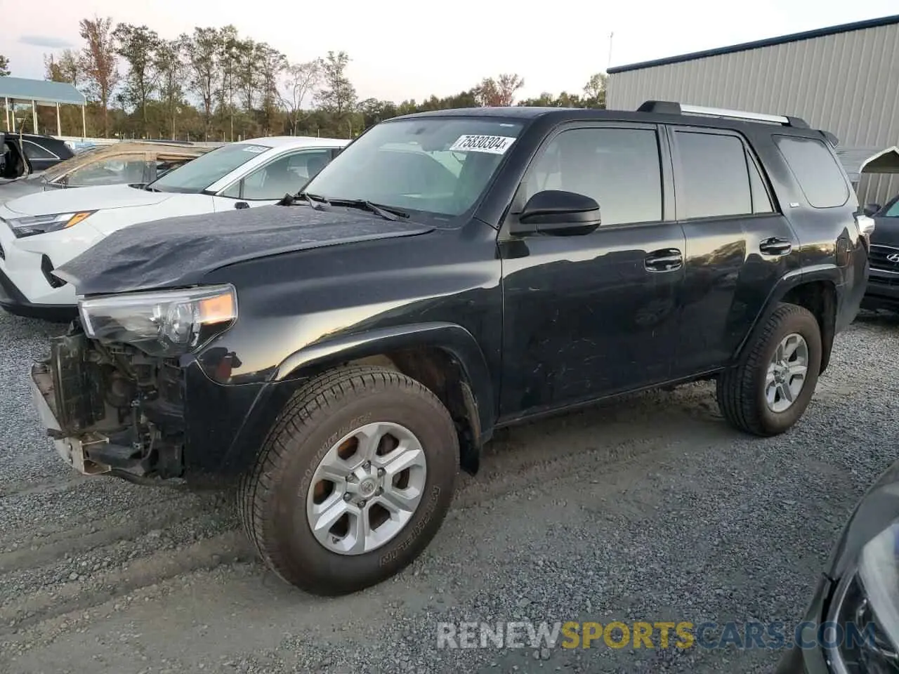 1 Photograph of a damaged car JTEBU5JR5K5674265 TOYOTA 4RUNNER 2019