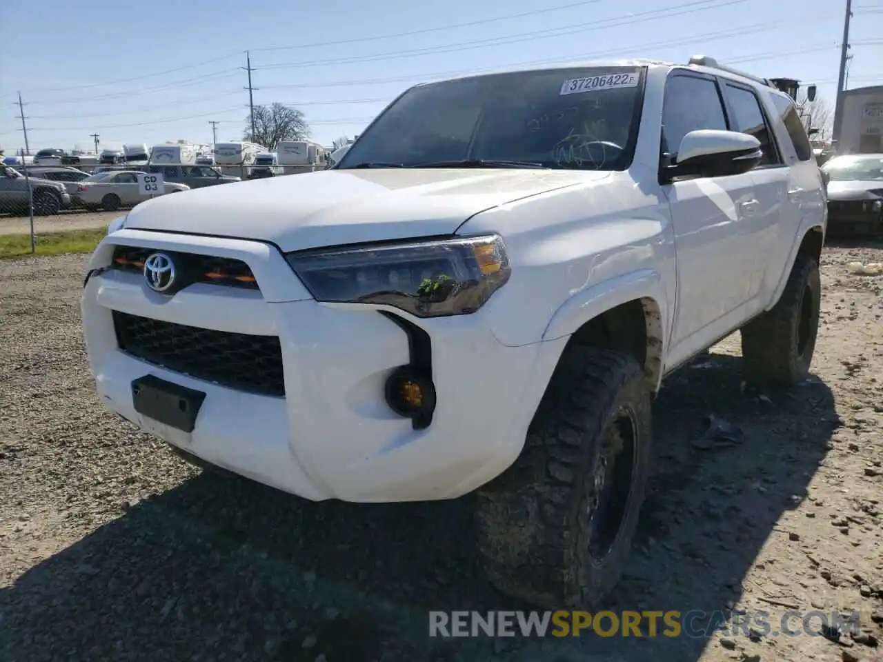 2 Photograph of a damaged car JTEBU5JR5K5674363 TOYOTA 4RUNNER 2019