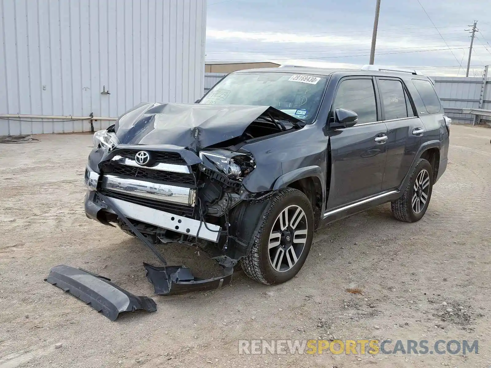 2 Photograph of a damaged car JTEBU5JR5K5680602 TOYOTA 4RUNNER 2019