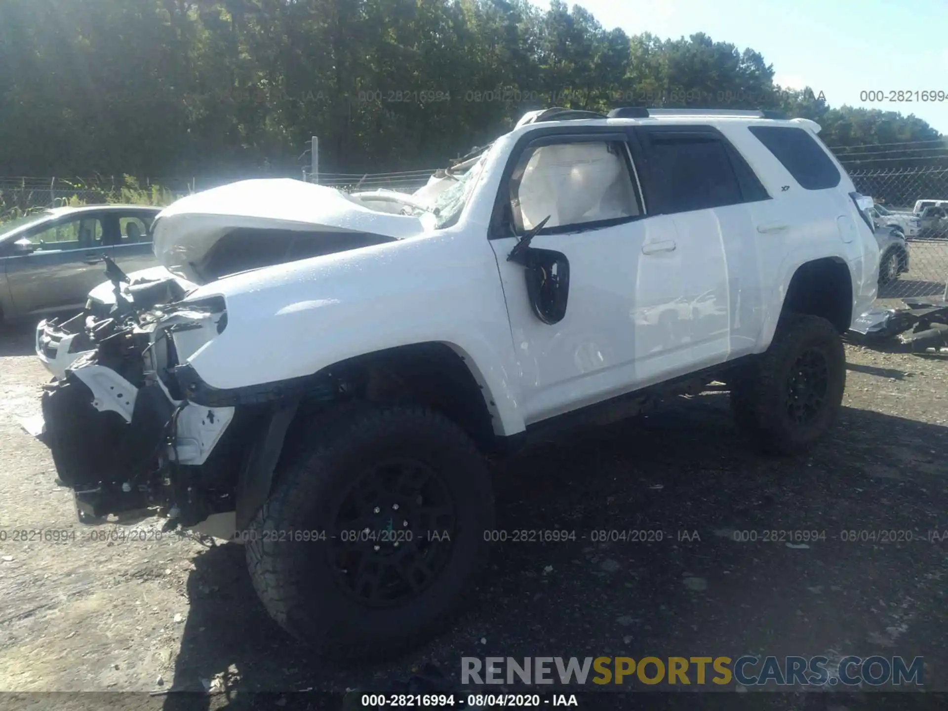 2 Photograph of a damaged car JTEBU5JR5K5691602 TOYOTA 4RUNNER 2019