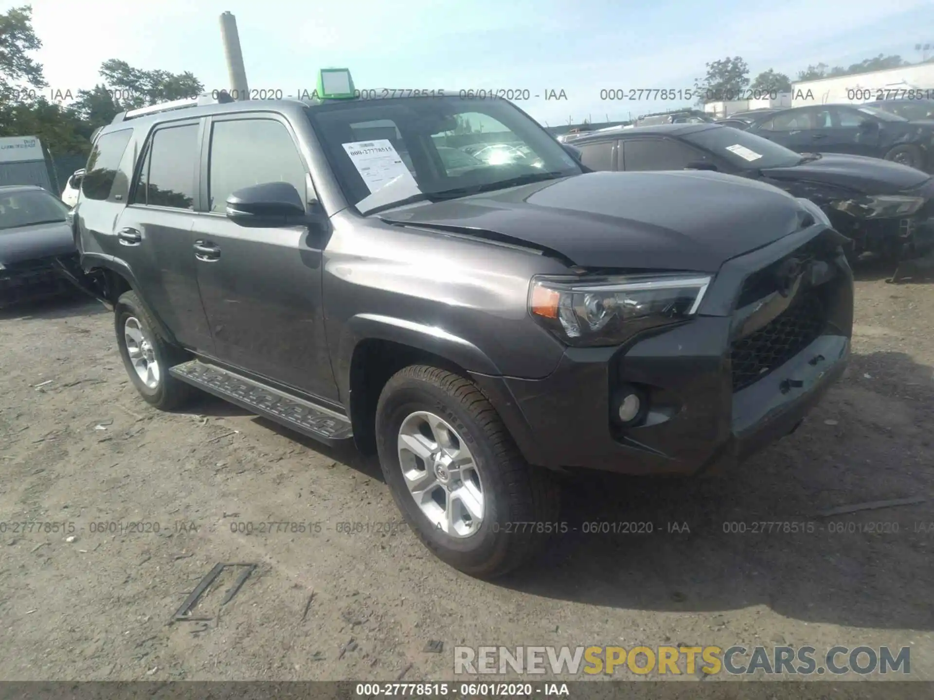 1 Photograph of a damaged car JTEBU5JR5K5697299 TOYOTA 4RUNNER 2019