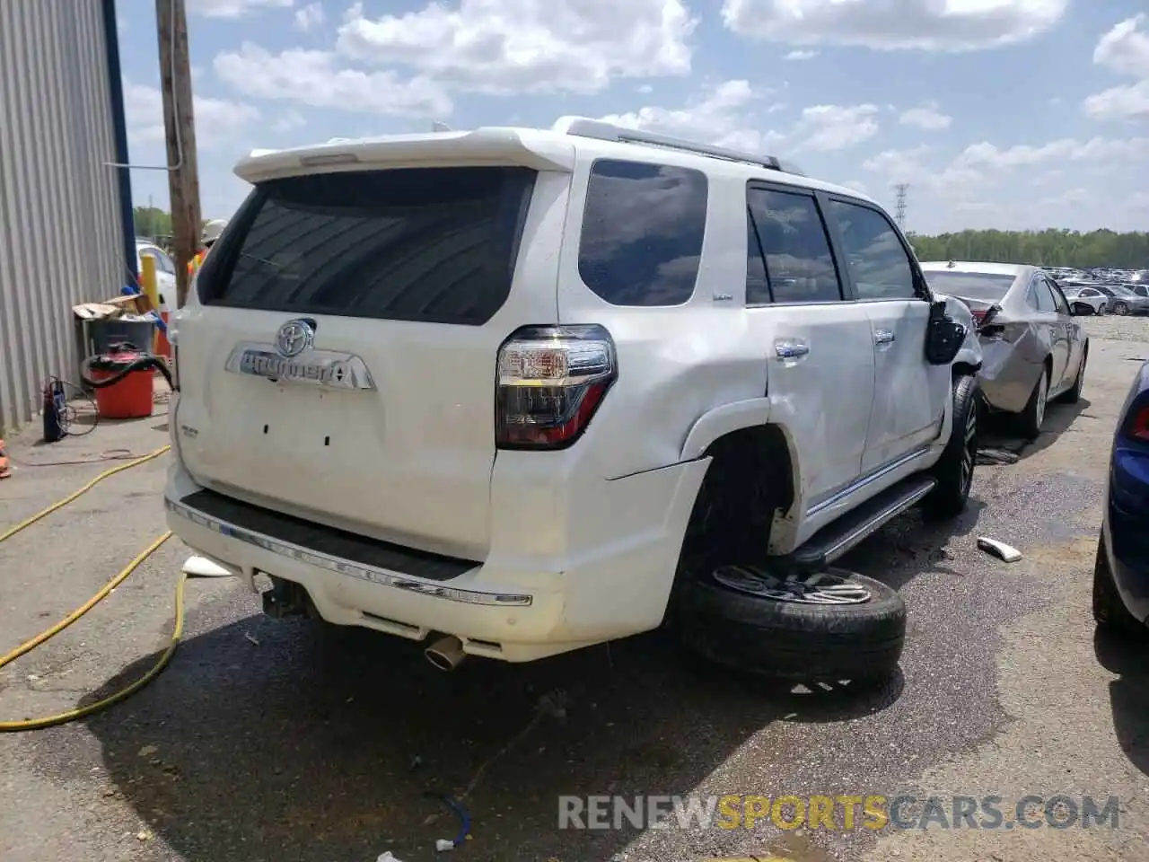 4 Photograph of a damaged car JTEBU5JR5K5701738 TOYOTA 4RUNNER 2019