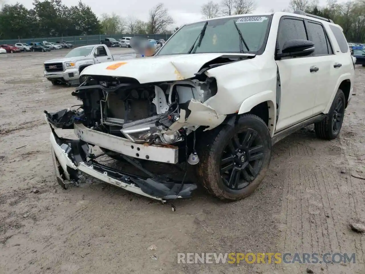 2 Photograph of a damaged car JTEBU5JR5K5702470 TOYOTA 4RUNNER 2019