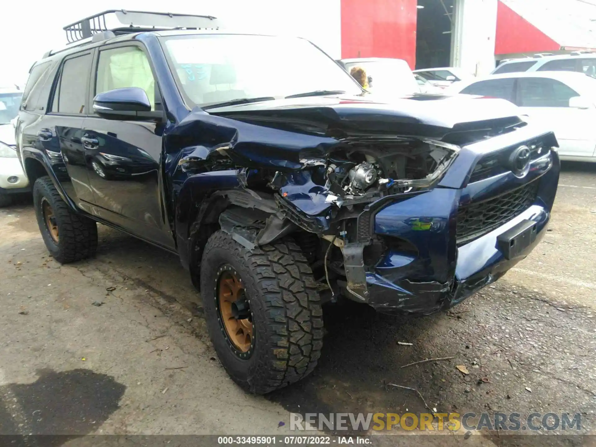 1 Photograph of a damaged car JTEBU5JR5K5707314 TOYOTA 4RUNNER 2019