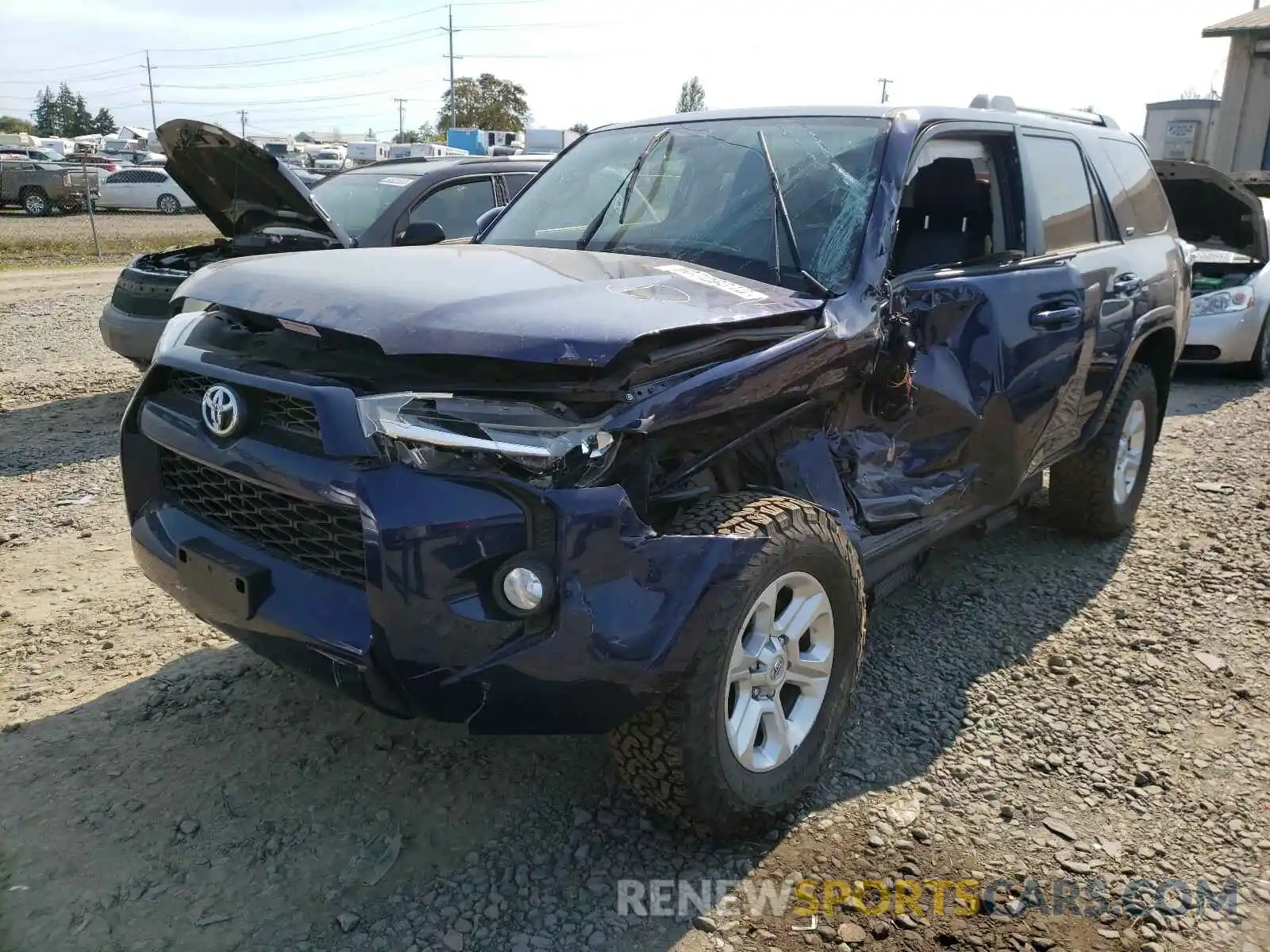 2 Photograph of a damaged car JTEBU5JR5K5708897 TOYOTA 4RUNNER 2019