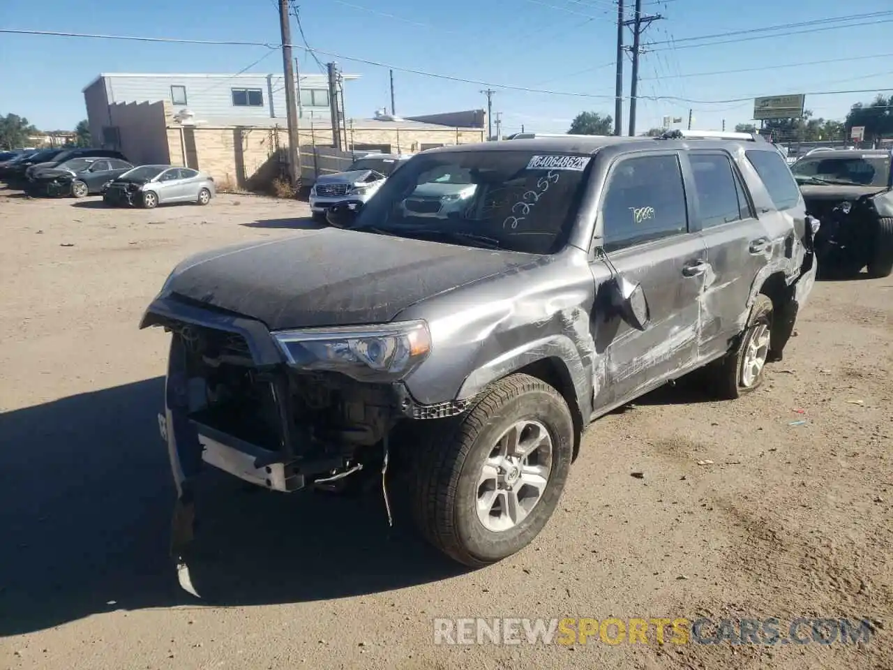 2 Photograph of a damaged car JTEBU5JR5K5712674 TOYOTA 4RUNNER 2019