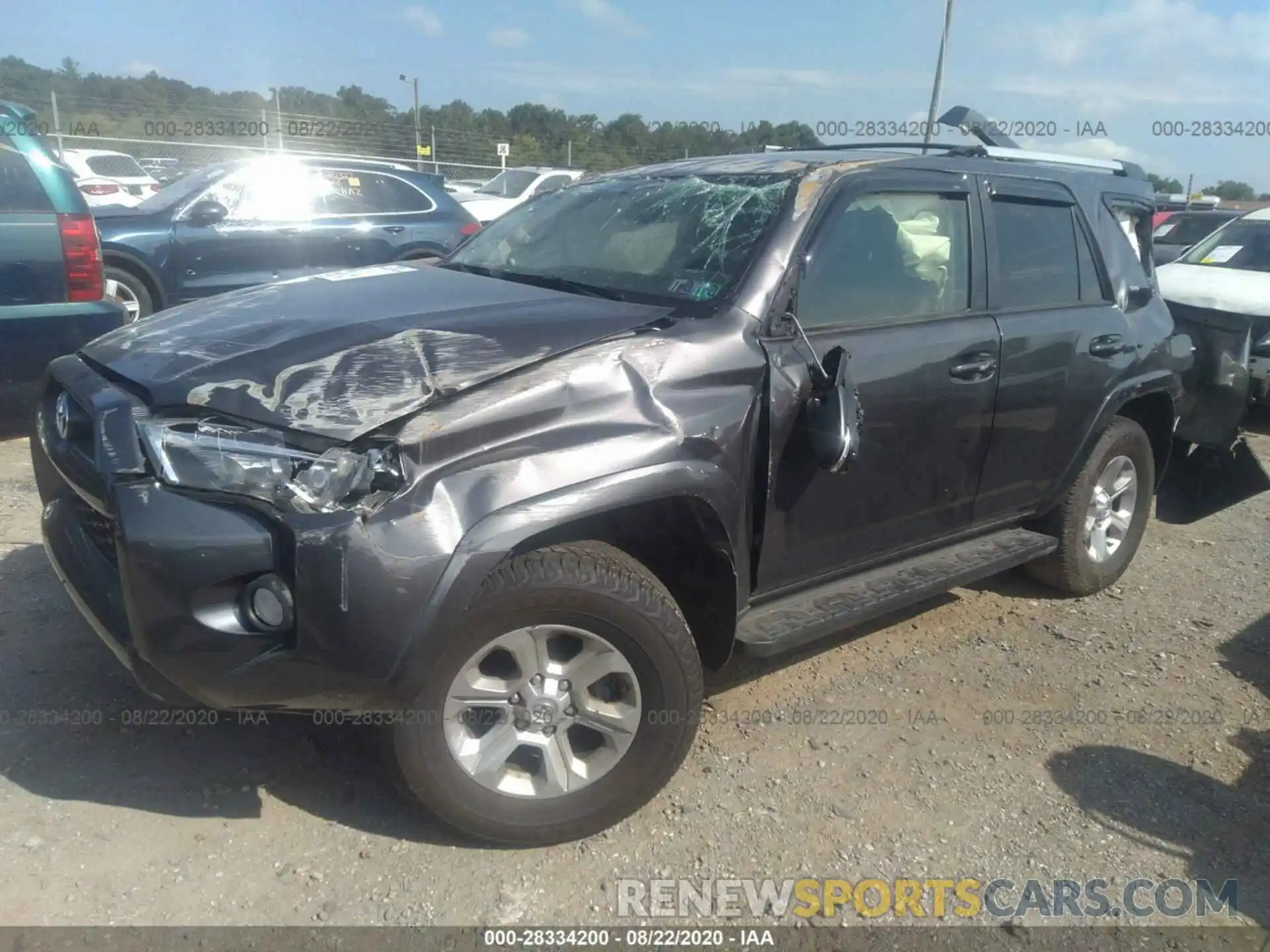 2 Photograph of a damaged car JTEBU5JR5K5715137 TOYOTA 4RUNNER 2019