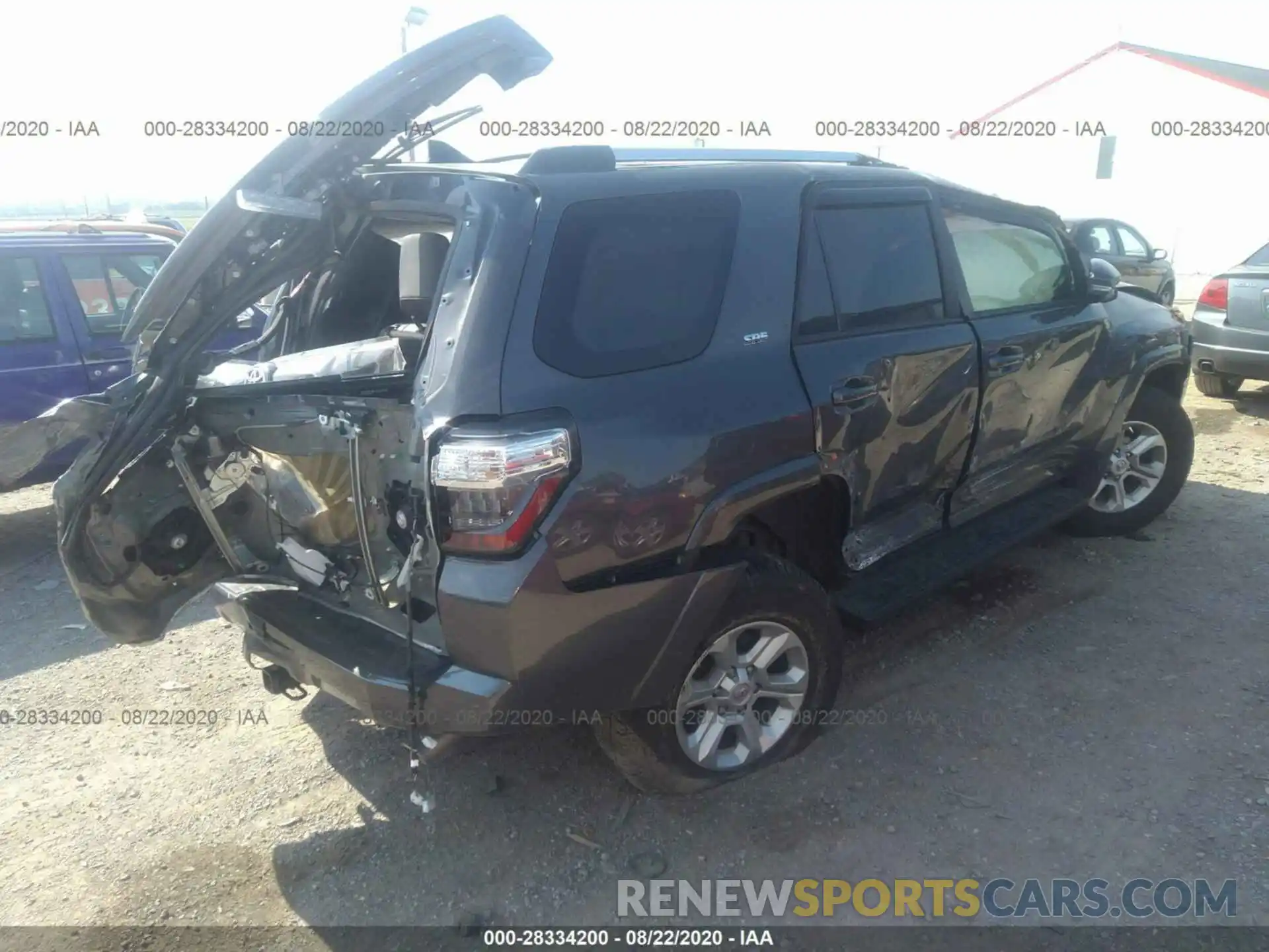 4 Photograph of a damaged car JTEBU5JR5K5715137 TOYOTA 4RUNNER 2019