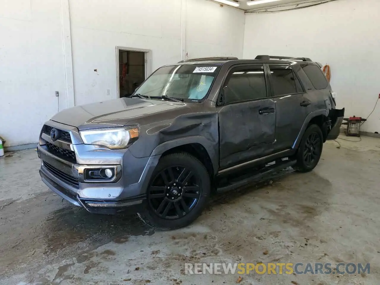 1 Photograph of a damaged car JTEBU5JR5K5722783 TOYOTA 4RUNNER 2019