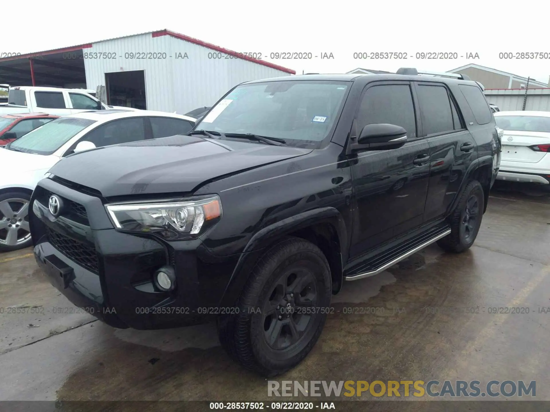 2 Photograph of a damaged car JTEBU5JR6K5614737 TOYOTA 4RUNNER 2019