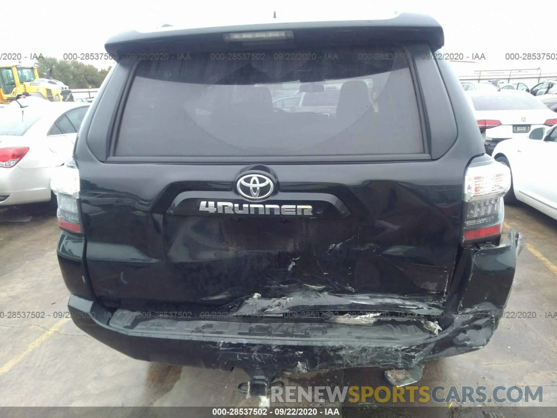 6 Photograph of a damaged car JTEBU5JR6K5614737 TOYOTA 4RUNNER 2019