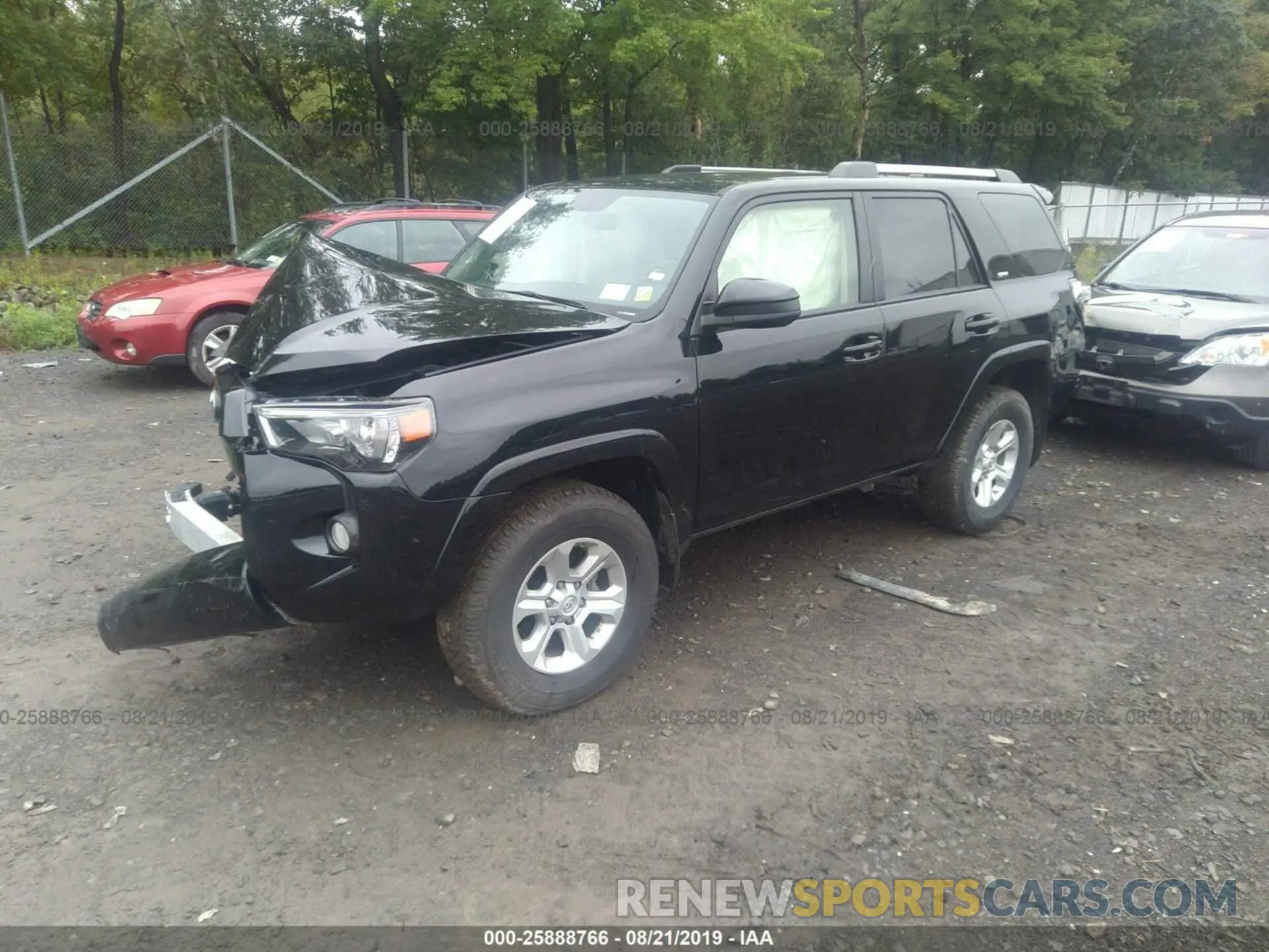 2 Photograph of a damaged car JTEBU5JR6K5615371 TOYOTA 4RUNNER 2019