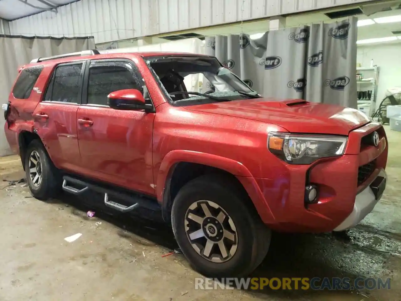 1 Photograph of a damaged car JTEBU5JR6K5616326 TOYOTA 4RUNNER 2019